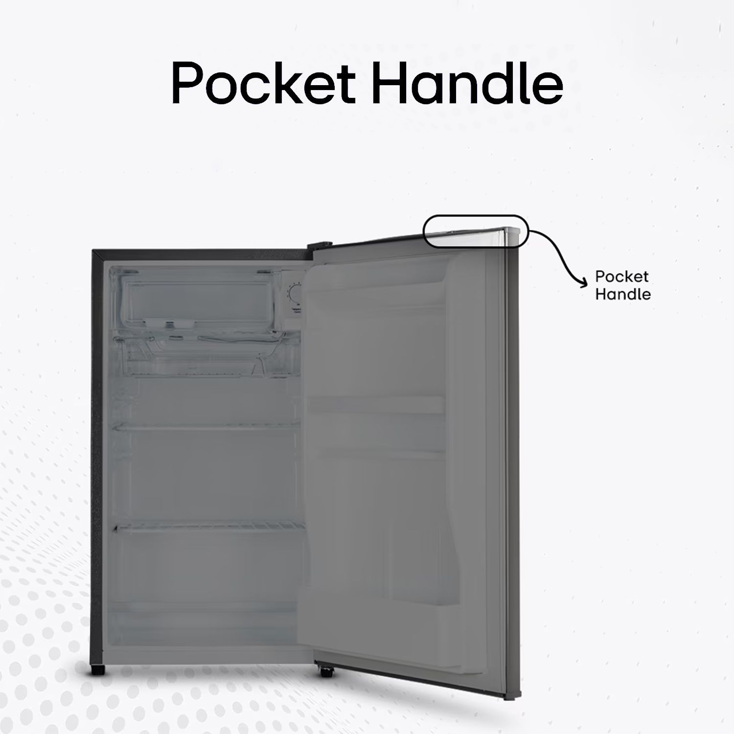 LG 90 Litres 1 Star Direct Cool Single Door Refrigerator with Antibacterial Gasket (GL-M131RDSB, Dazzle Steel)_16