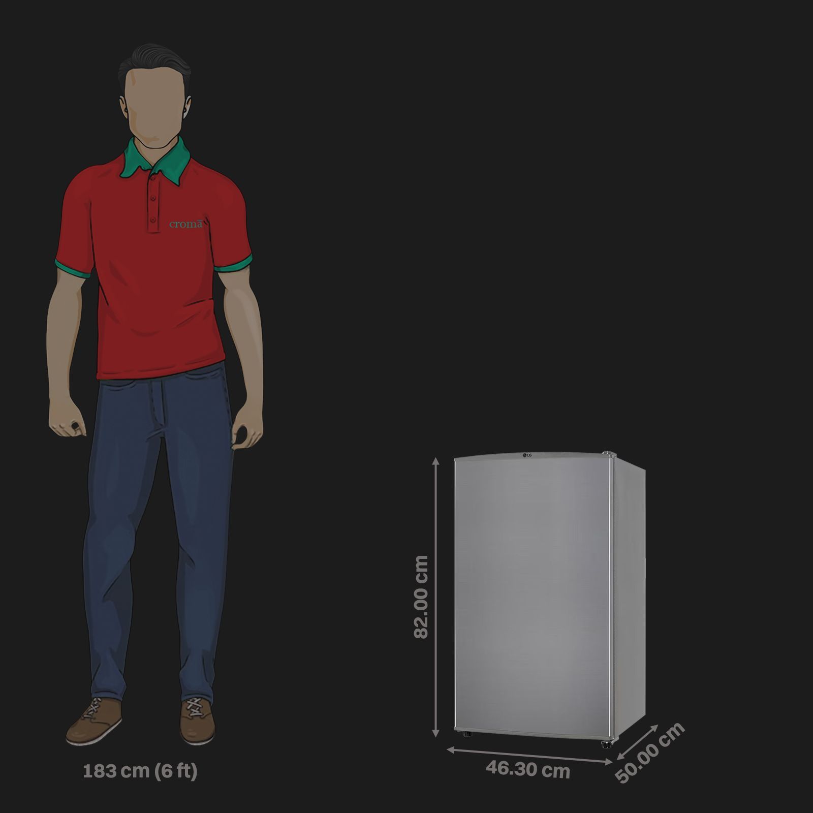 LG 90 Litres 1 Star Direct Cool Single Door Refrigerator with Antibacterial Gasket (GL-M131RDSB, Dazzle Steel)_3