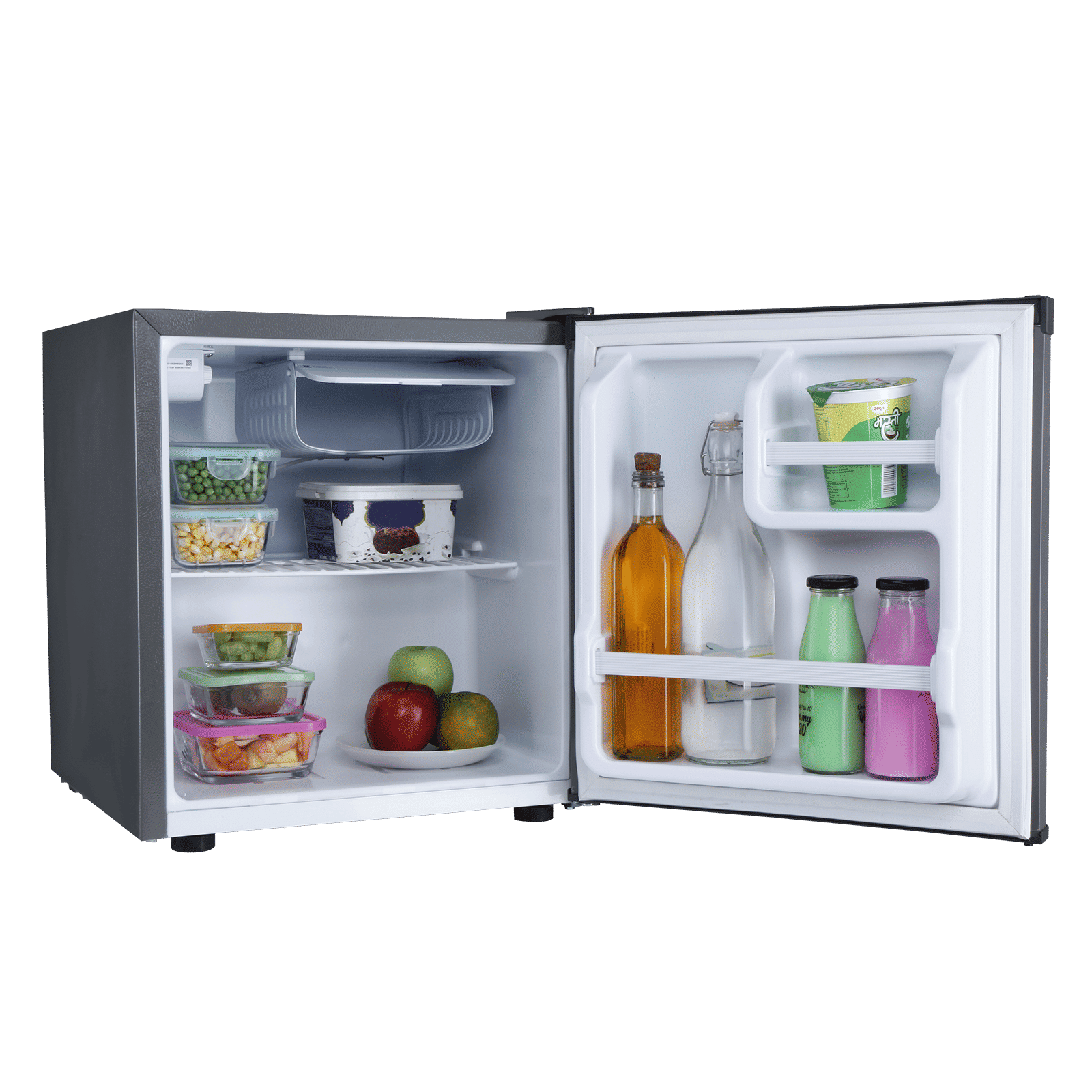 Croma 45 Litres 2 Star Direct Cool Single Door Refrigerator with Anti-Fungal Door Gasket (CRLR045DCC290113, Metallic Grey)_5