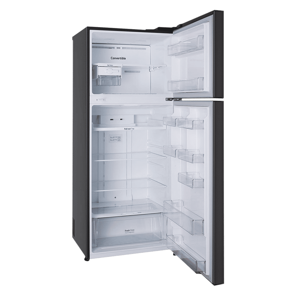 LG 446 Litres 1 Star Frost Free Double Door Convertible Refrigerator with Multi Air Flow (GL-T502CESR, Ebony Sheen)_12