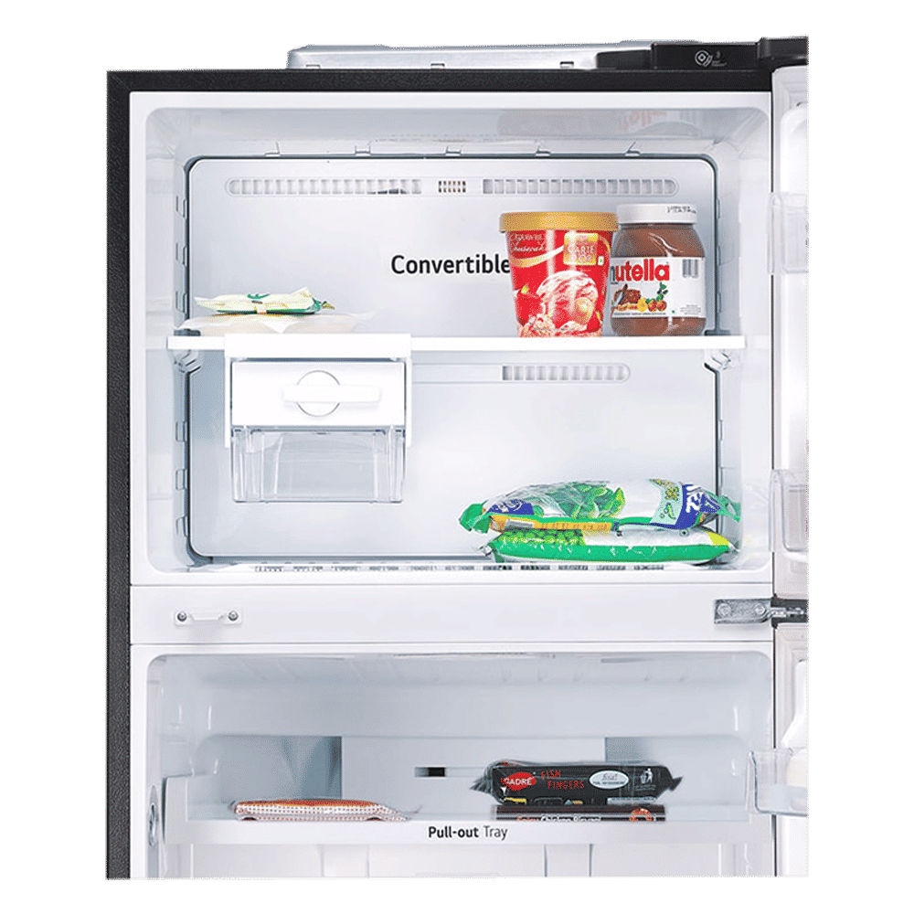 LG 446 Litres 1 Star Frost Free Double Door Convertible Refrigerator with Multi Air Flow (GL-T502CESR, Ebony Sheen)_6