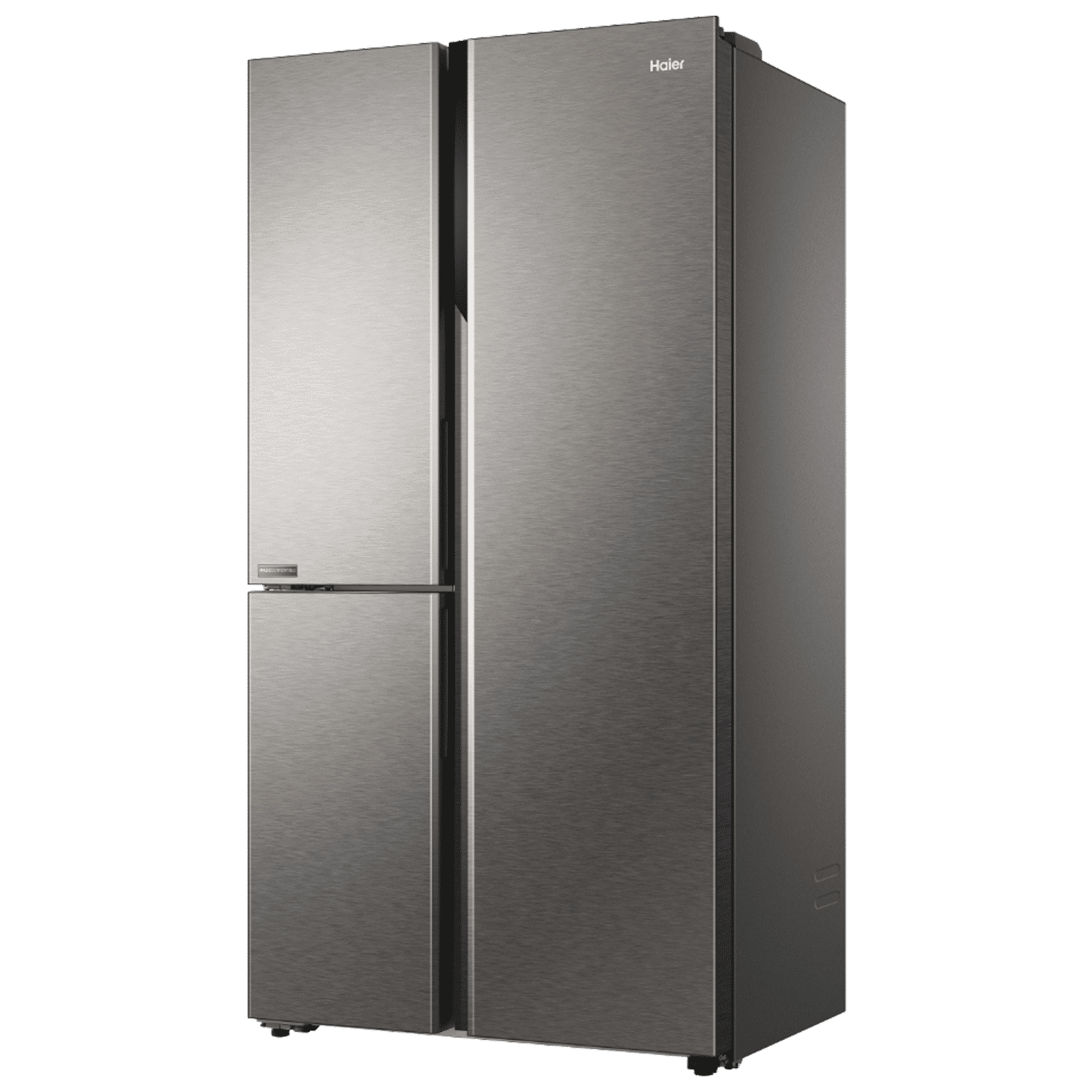 Haier 598 Litres 3 Star Frost Free Side By Side Smart Wifi Enabled Convertible Refrigerator with Deo Fresh Technology (HRT-683ISU1, Inox Steel)_4