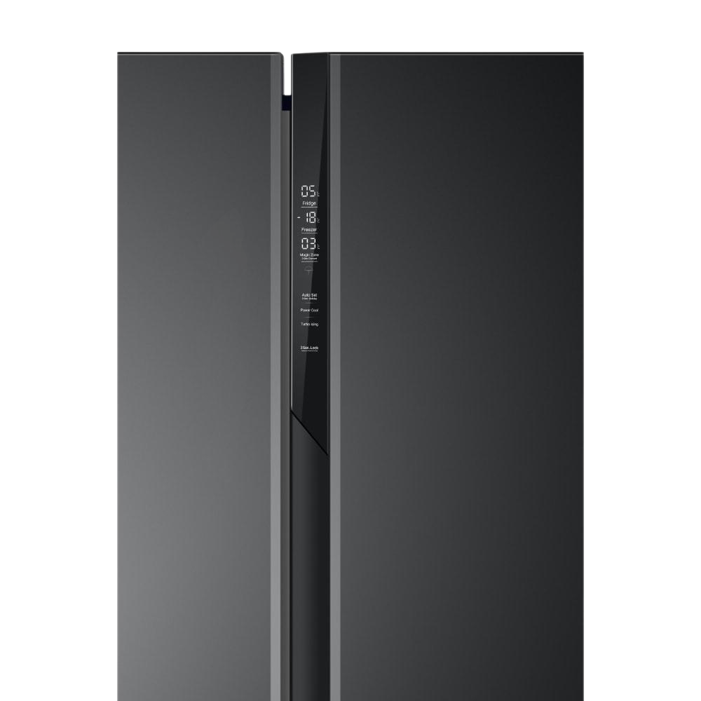 Haier 598 Litres 3 Star Frost Side-by-Side Smart Wifi Enabled Convertible Refrigerator with Digital Control Panel (HRT-683KGU1, Black Glass)_17