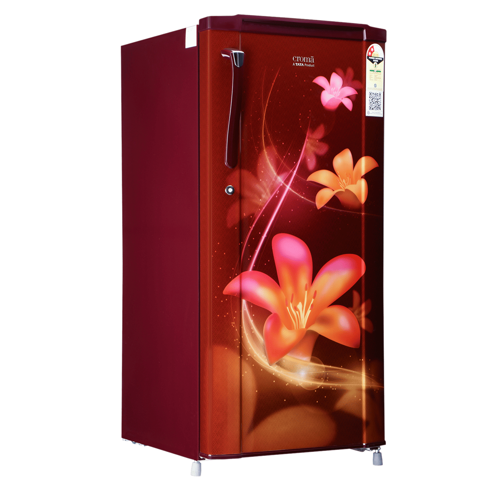 Croma 185 Litres 2 Star Direct Cool Single Door Refrigerator with Anti Fungal Gasket (CRLR185DCC008914, Red Erica)_18