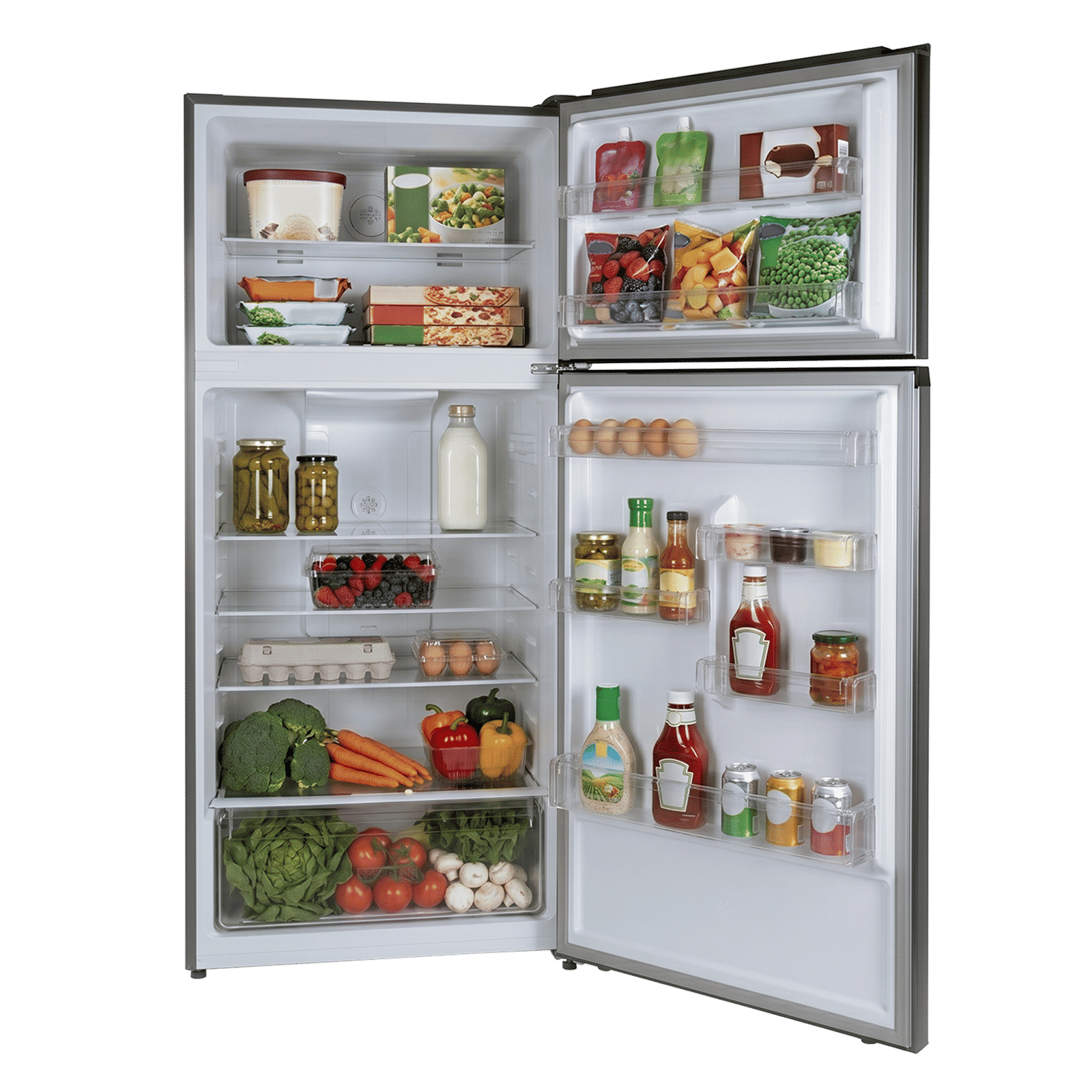 Croma 415 Litres 1 Star Frost Free Double Door Refrigerator with External Soft Touch Display (Inox)_7