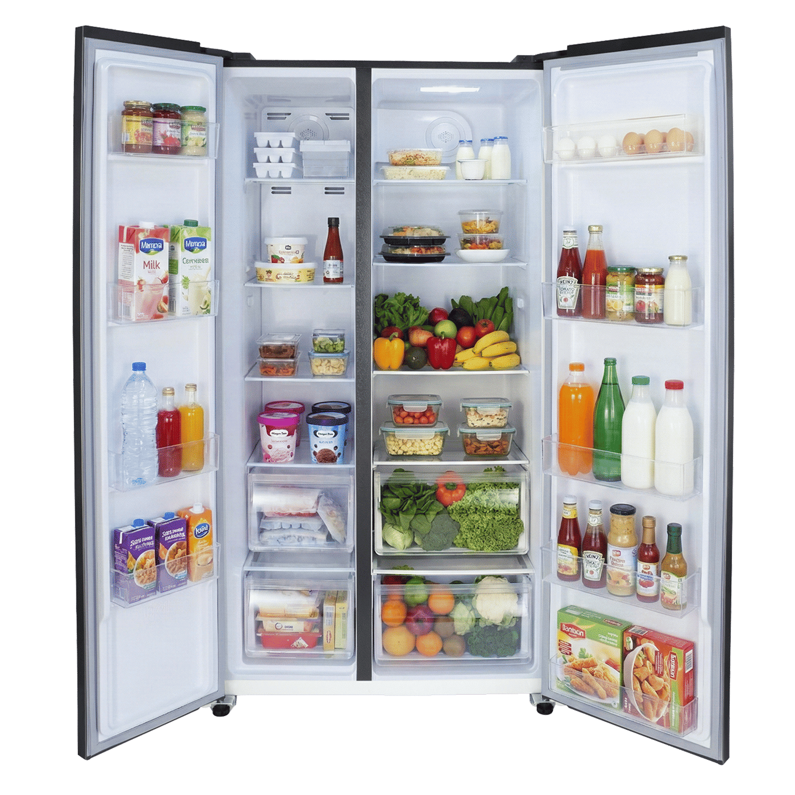 Croma CRLR532SSA342494 532 Litres Frost Free Side by Side Refrigerator with Door Open Alarm (Inox Black)_11