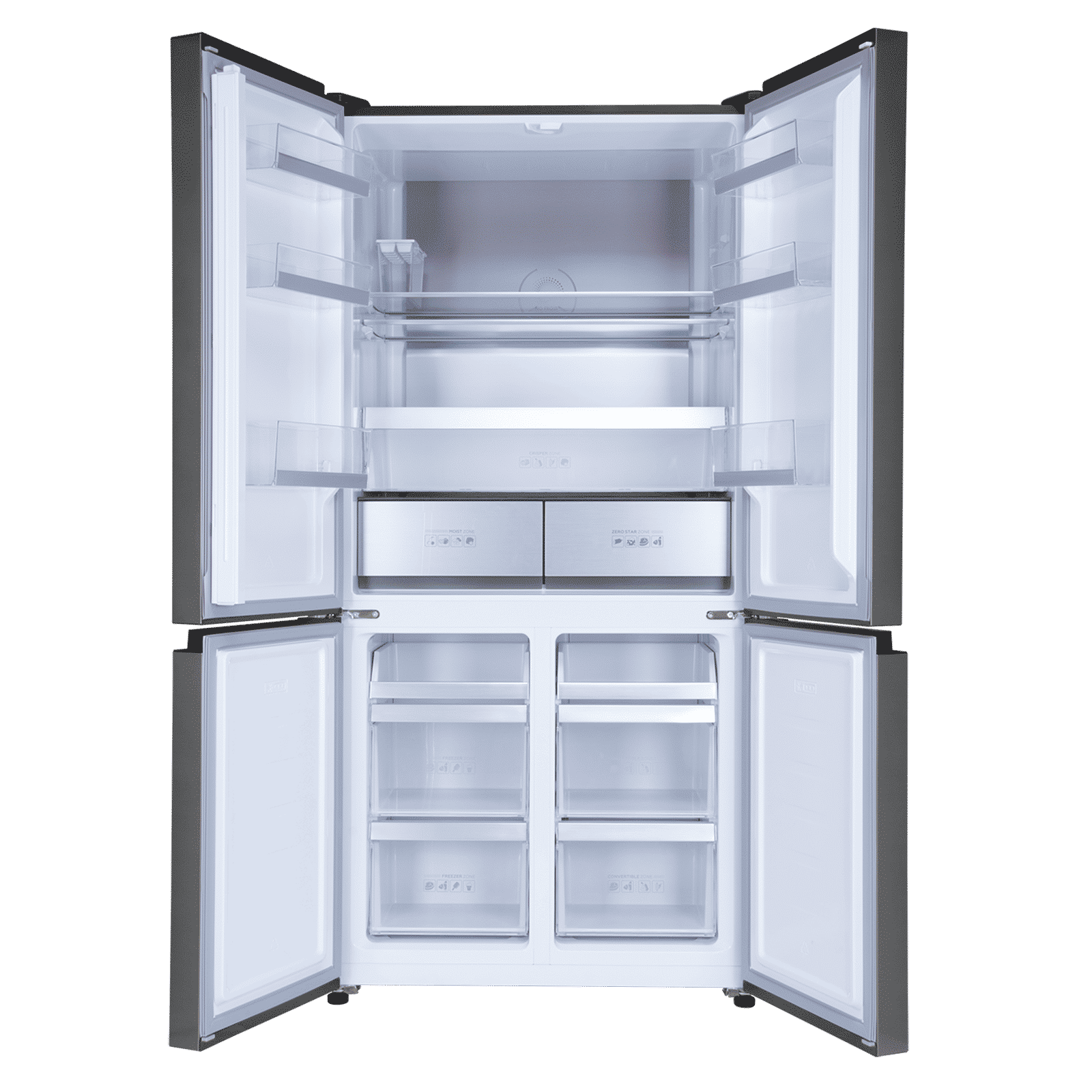 Croma 522 Litres Frost Free French Door Convertible Refrigerator with Multi Airflow (CRLR522MDA342495, Inox)_14