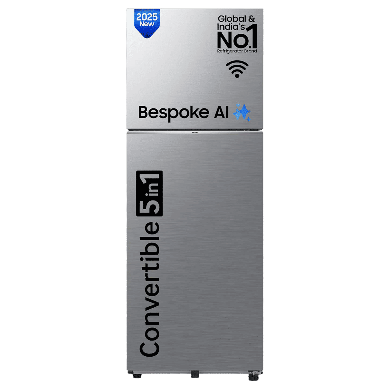 SAMSUNG 330 Litres 2 Star Frost Free Double Door Smart Wifi Enabled Refrigerator with Twin Cooling Plus Technology (RT34DG5A2BS8HL, Elegant Inox) SAMSUNG 330 Litres 2 Star Frost Free Double Door Smart Wifi Enabled Refrigerator with Twin Cooling Plus Technology (RT34DG5A2BS8HL, Elegant Inox)_1