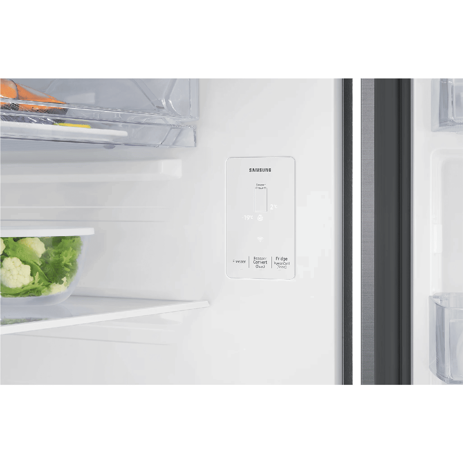 SAMSUNG 330 Litres 2 Star Frost Free Double Door Smart Wifi Enabled Refrigerator with Twin Cooling Plus Technology (RT34DG5A2BS8HL, Elegant Inox)_9