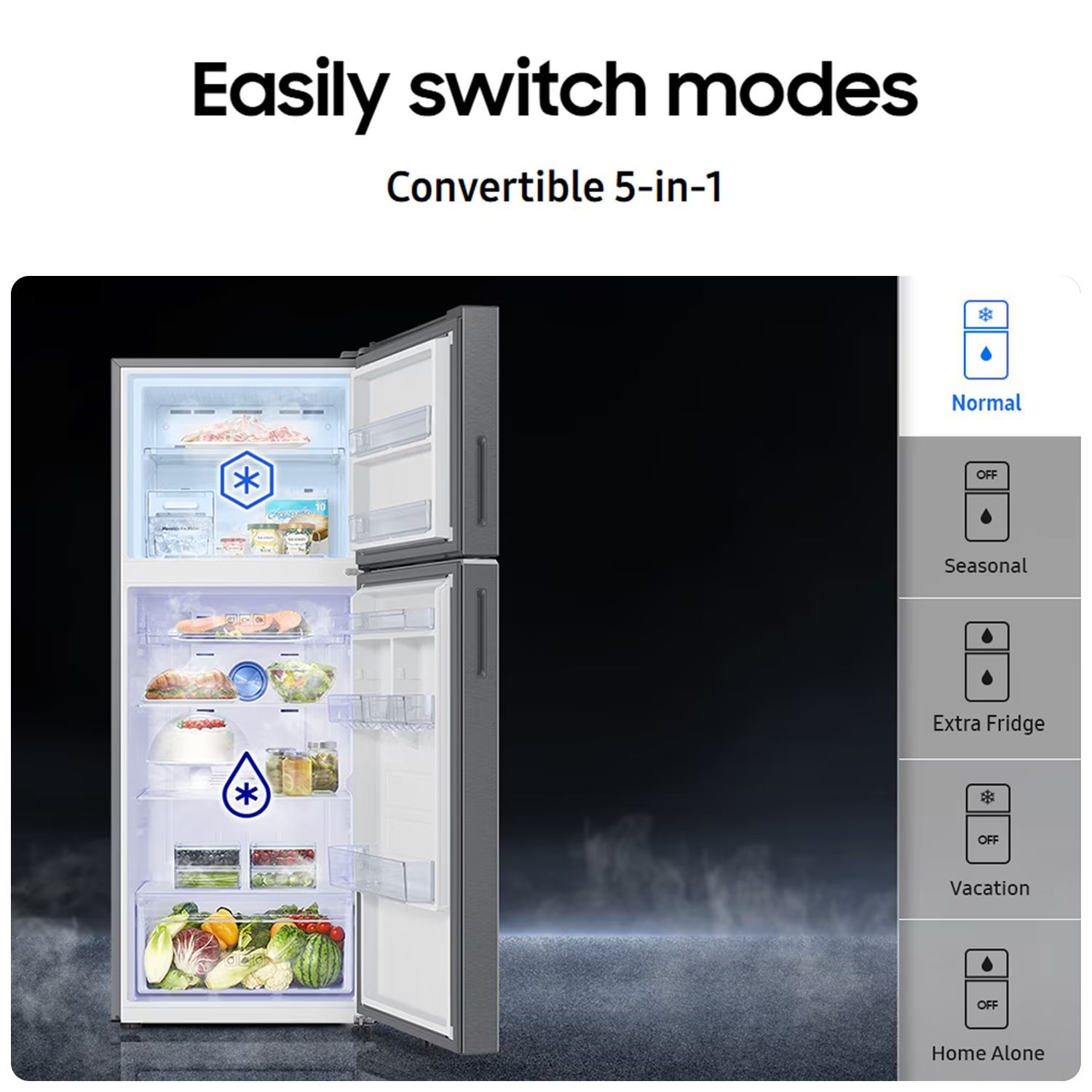 SAMSUNG 330 Litres 2 Star Frost Free Double Door Smart Wifi Enabled Refrigerator with Twin Cooling Plus Technology (RT34DG5A2BS8HL, Elegant Inox) SAMSUNG 330 Litres 2 Star Frost Free Double Door Smart Wifi Enabled Refrigerator with Twin Cooling Plus Technology (RT34DG5A2BS8HL, Elegant Inox)_14