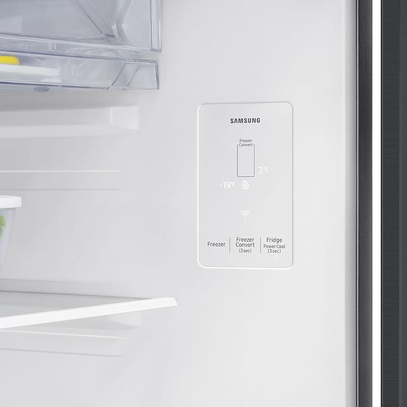 SAMSUNG 350 Litres 2 Star Frost Free Double Door Smart Wifi Enabled Refrigerator with Twin Cooling Plus Technology (RT38DG5A2BBXHL, Luxe Black)_10