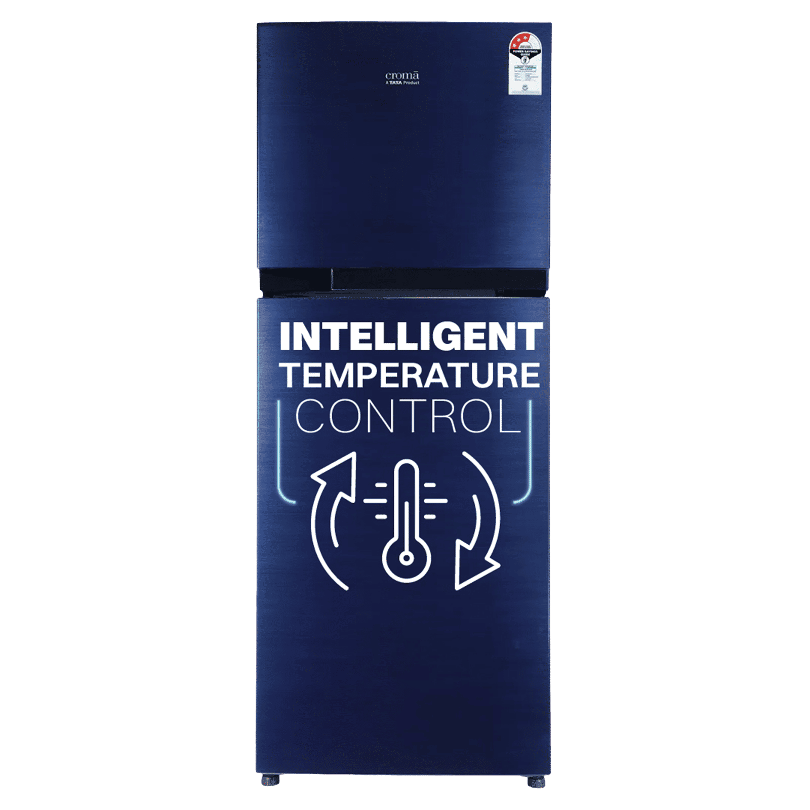 Croma 241 Litres 3 Star Frost Free Double Door Refrigerator with Inverter Technology (CRLR241FID302756, Blue)_1