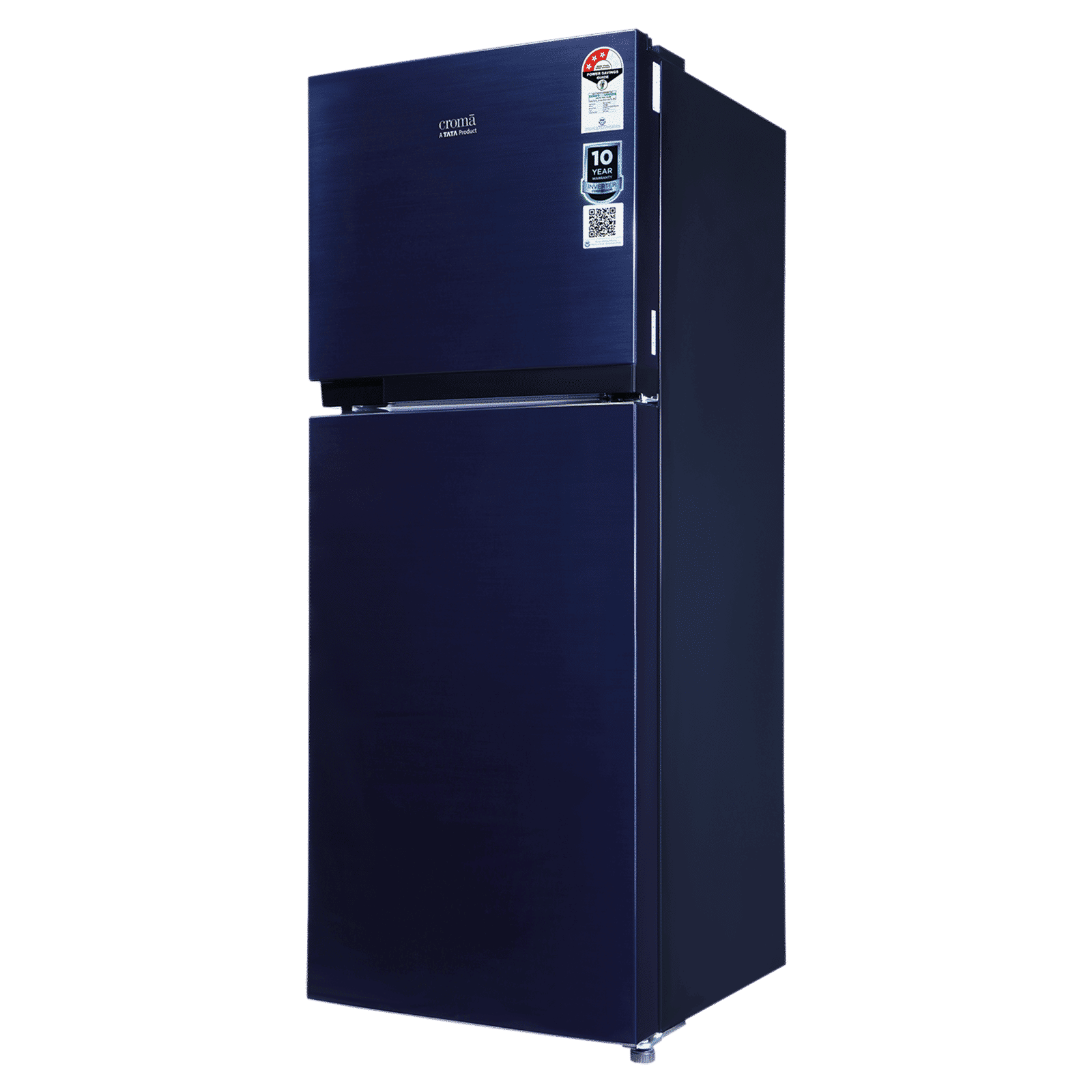 Croma 241 Litres 3 Star Frost Free Double Door Refrigerator with Inverter Technology (CRLR241FID302756, Blue)_10