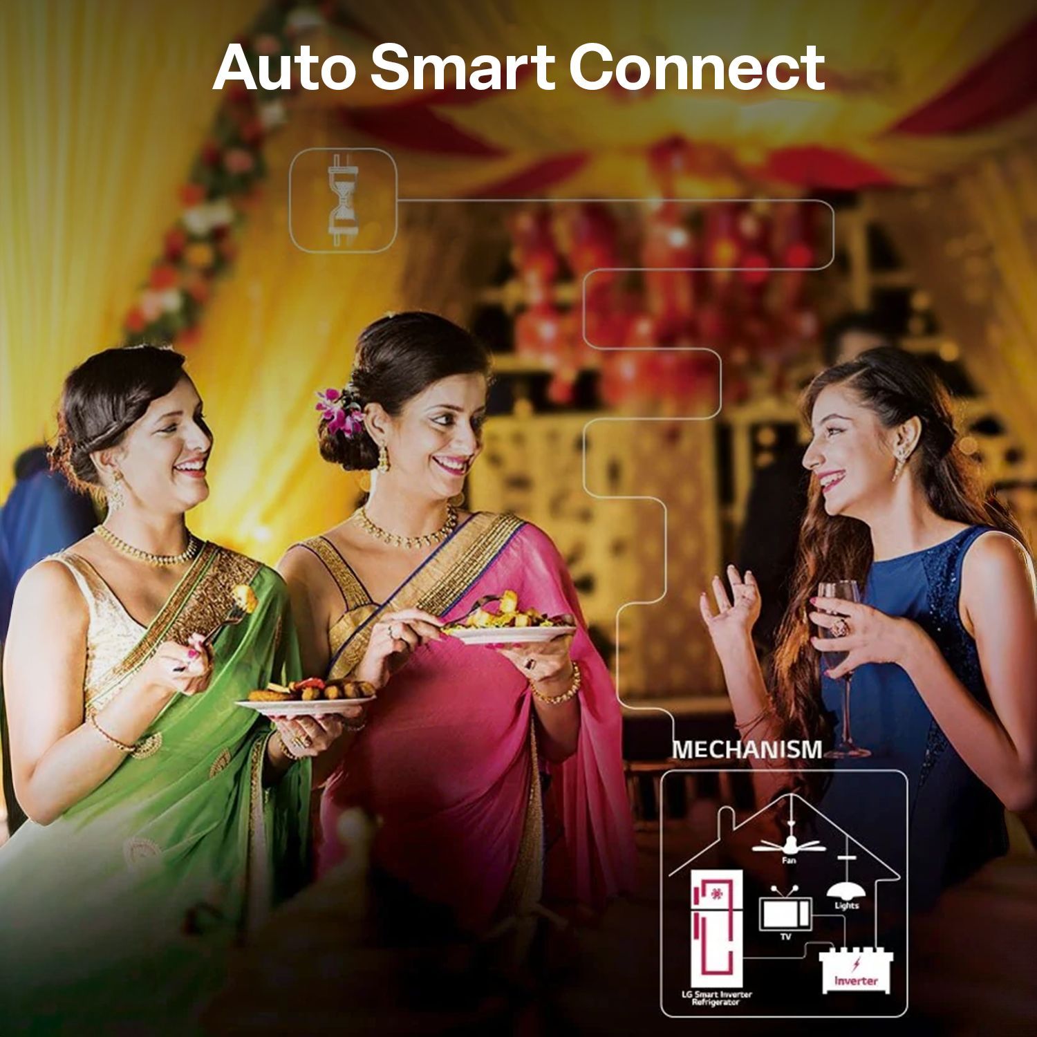 LG 650 Litres 3 Star Frost Free Side by Side Refrigerator with Auto Smart Connect (GL-B257JDS3, Dazzle Steel)_19