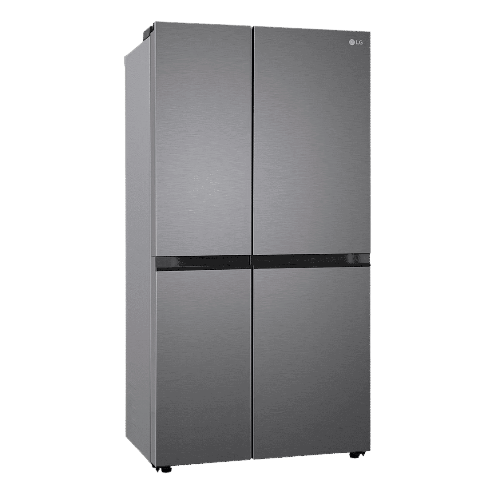 LG 650 Litres 3 Star Frost Free Side by Side Refrigerator with Auto Smart Connect (GL-B257JDS3, Dazzle Steel)_4