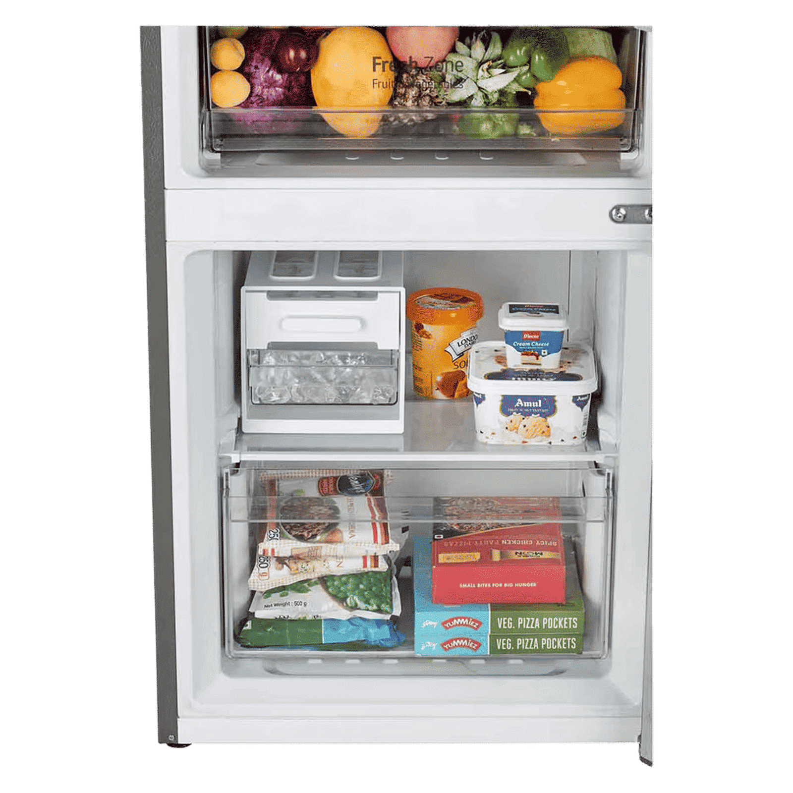 LG 340 Litres 3 Star Frost Free Double Door Bottom Mount Smart Wifi Enabled Convertible Refrigerator with Door Cooling Plus (GL-B382DPZX, Shiny Steel) LG 340 Litres 3 Star Frost Free Double Door Bottom Mount Smart Wifi Enabled Convertible Refrigerator with Door Cooling Plus (GL-B382DPZX, Shiny Steel)_11