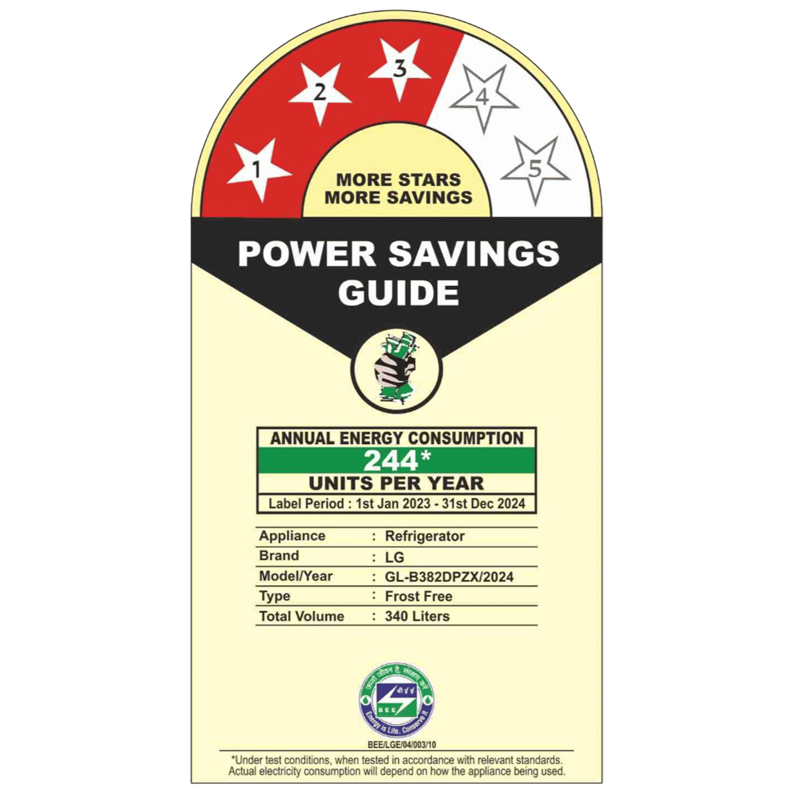 LG 340 Litres 3 Star Frost Free Double Door Bottom Mount Smart Wifi Enabled Convertible Refrigerator with Door Cooling Plus (GL-B382DPZX, Shiny Steel) LG 340 Litres 3 Star Frost Free Double Door Bottom Mount Smart Wifi Enabled Convertible Refrigerator with Door Cooling Plus (GL-B382DPZX, Shiny Steel)_8