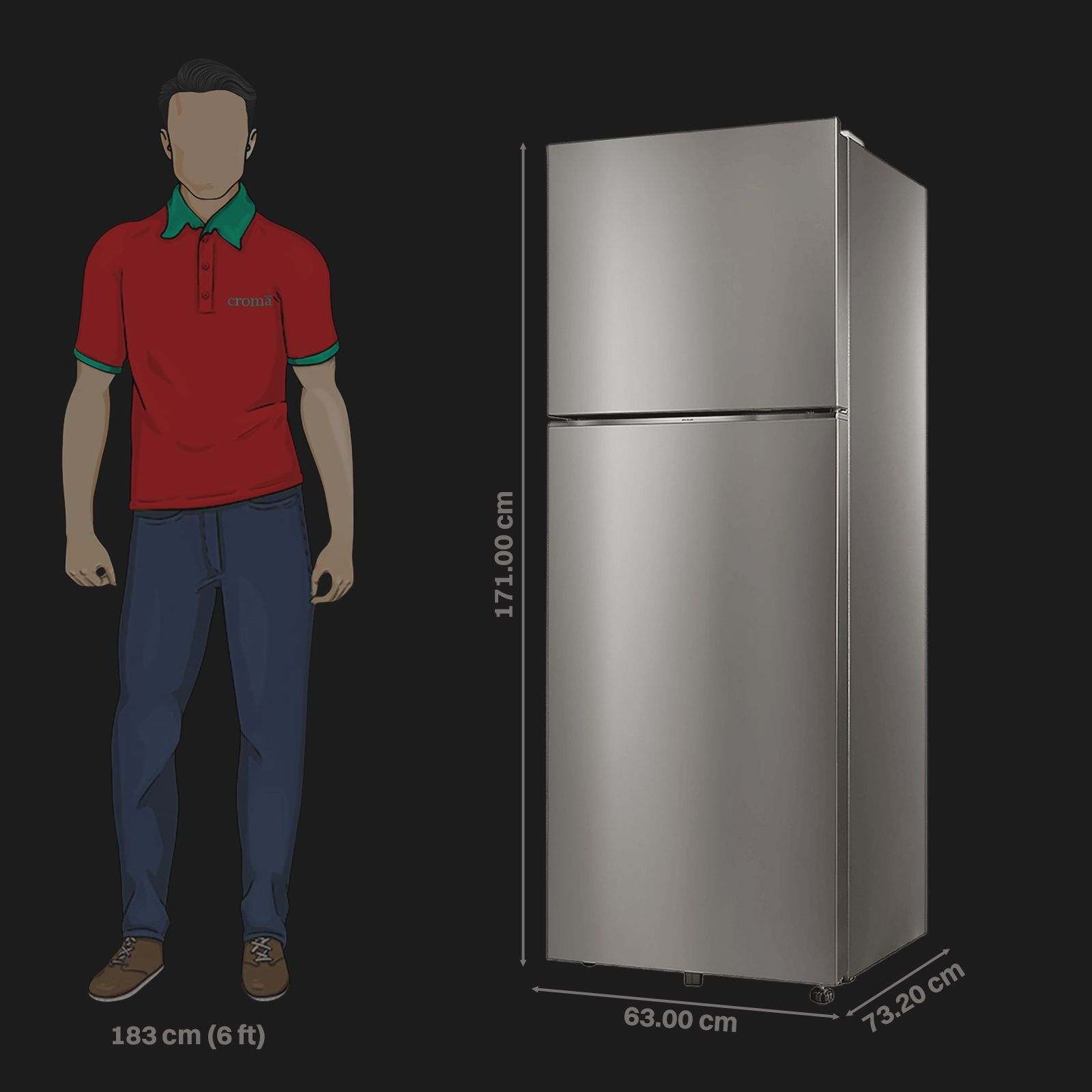 SAMSUNG 330 Litres 2 Star Frost Free Double Door Smart Wifi Enabled Convertible Refrigerator with Bespoke AI (RT34DG5A2BSLHL, EZ Clean Steel)_2