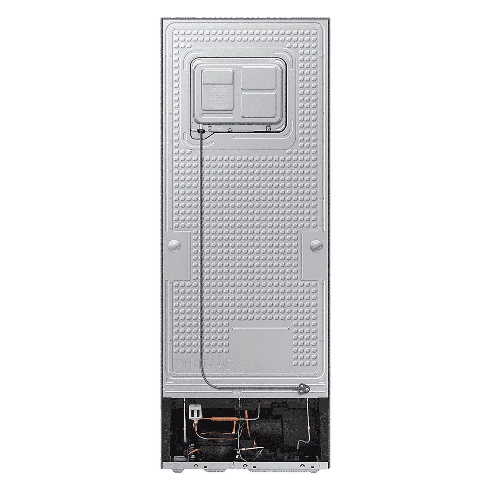 SAMSUNG 330 Litres 2 Star Frost Free Double Door Smart Wifi Enabled Convertible Refrigerator with Bespoke AI (RT34DG5A2BSLHL, EZ Clean Steel)_4