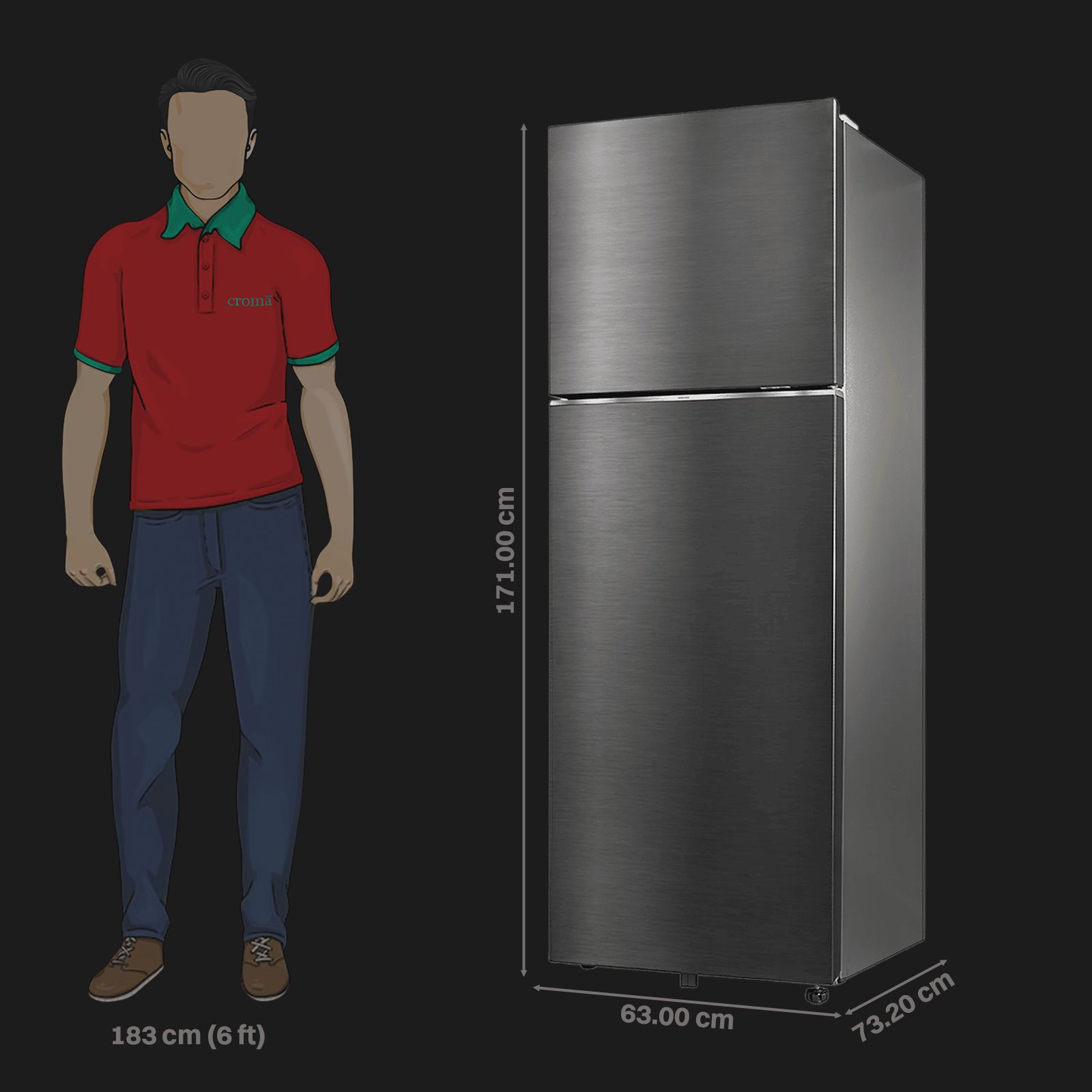 SAMSUNG 330 Litres 3 Star Frost Free Double Door Smart Wifi Enabled Convertible Refrigerator with Bespoke AI (RT34DG5A4DBXHL, Luxe Black)_2