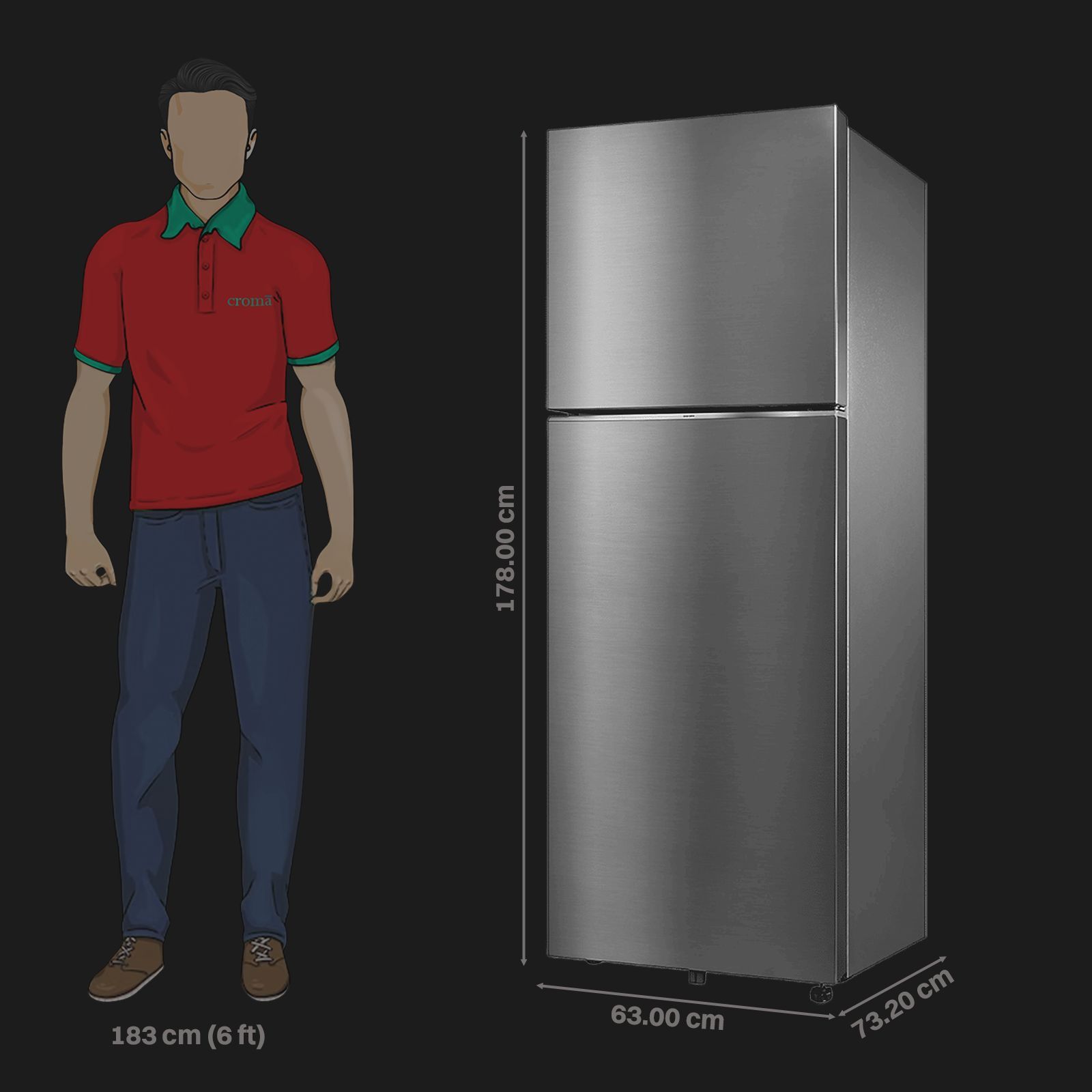 SAMSUNG 350 Litres 3 Star Frost Free Double Door Smart Wifi Enabled Convertible Refrigerator with Bespoke AI (RT38DG5A4DS8HL, Elegant Inox)_2