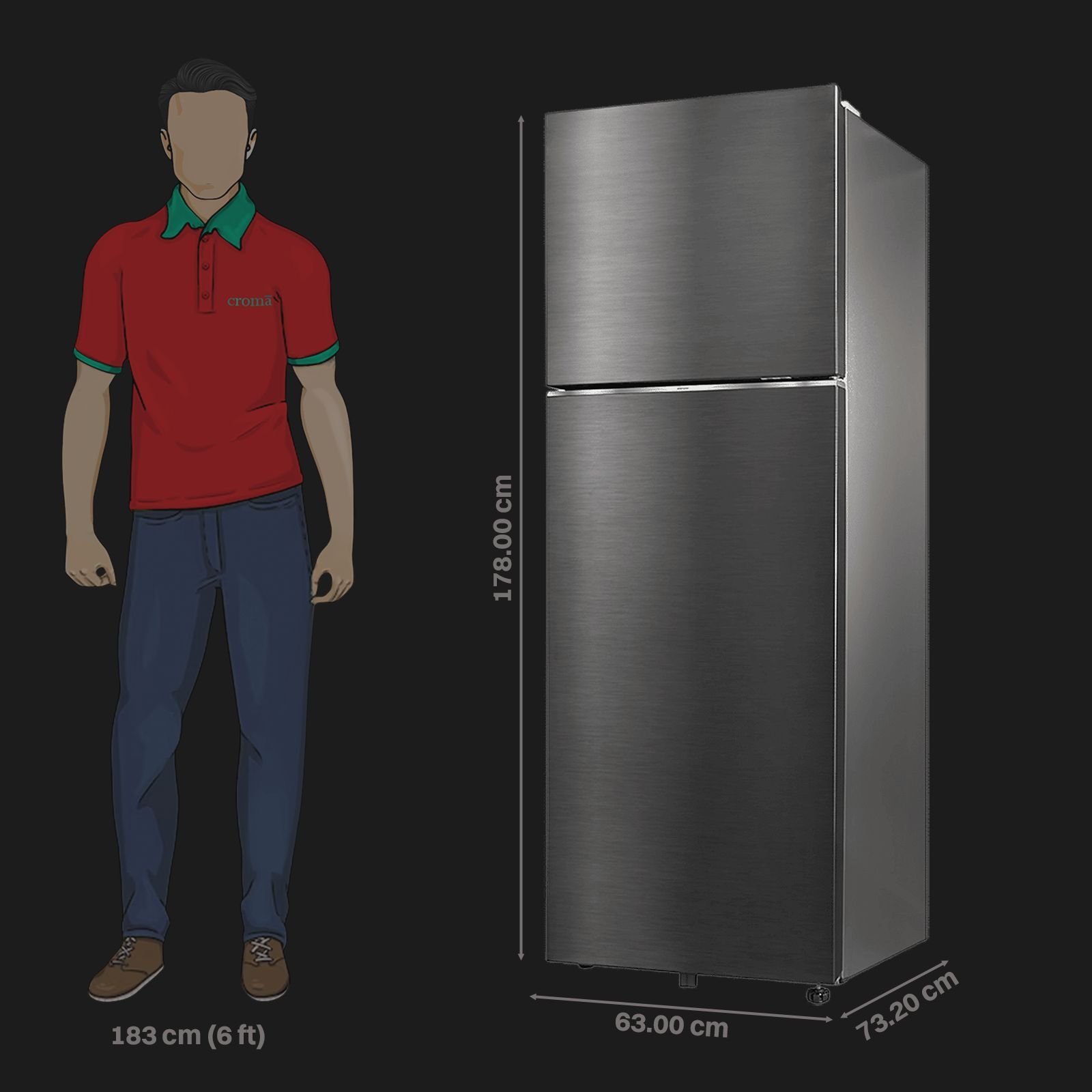 SAMSUNG 350 Litres 3 Star Frost Free Double Door Smart Wifi Enabled Convertible Refrigerator with Bespoke AI (RT38DG5A4DBXHL, Luxe Black)_2