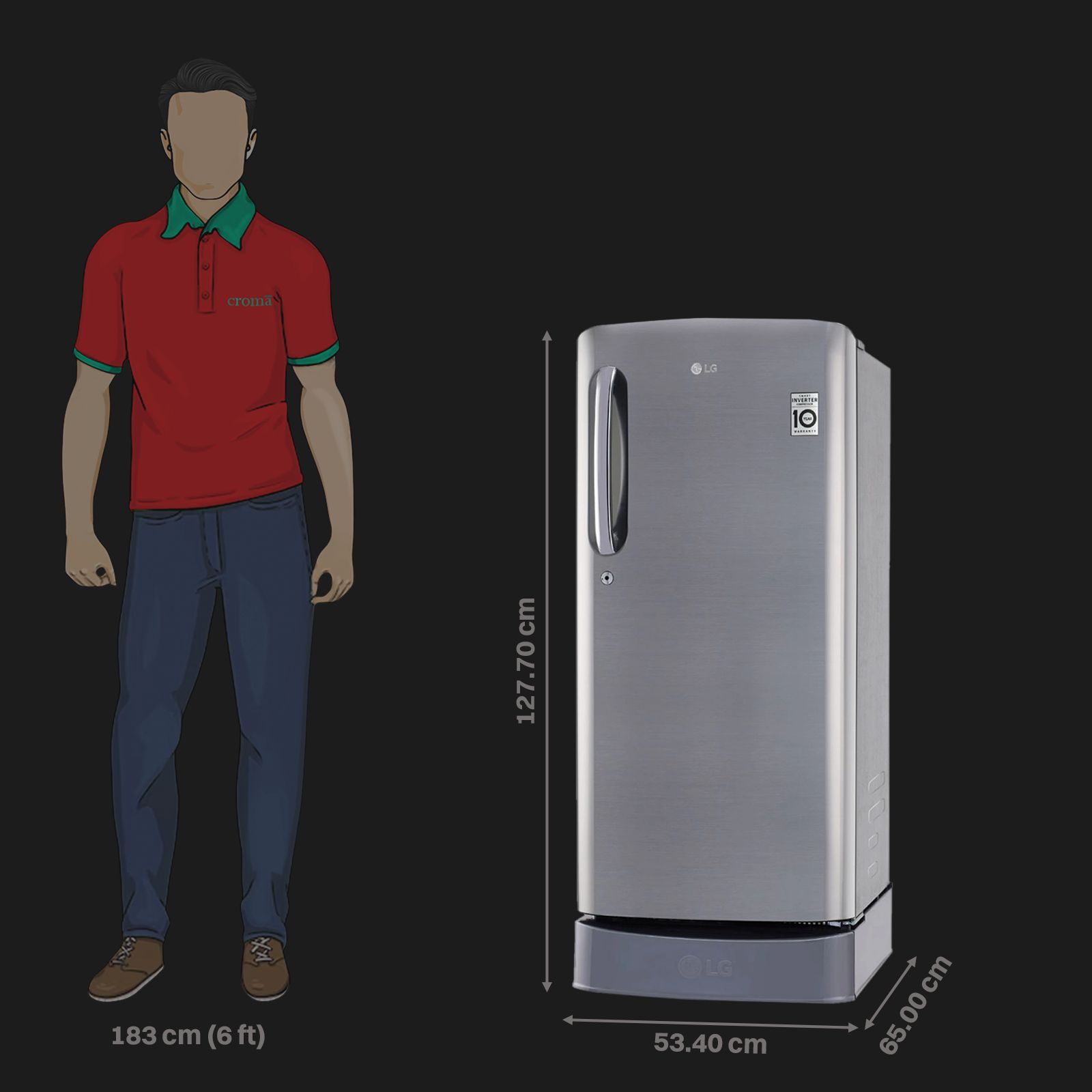 LG 185 Liters 3 Star Direct Cool Single Door Refrigerator with MOIST ‘N' FRESH Technology (GL-D201APZD, Shiny Steel) LG 185 Liters 3 Star Direct Cool Single Door Refrigerator with MOIST ‘N' FRESH Technology (GL-D201APZD, Shiny Steel)_2