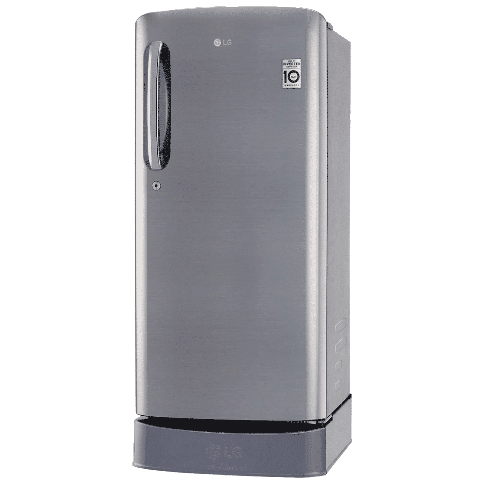 LG 185 Liters 3 Star Direct Cool Single Door Refrigerator with MOIST ‘N' FRESH Technology (GL-D201APZD, Shiny Steel) LG 185 Liters 3 Star Direct Cool Single Door Refrigerator with MOIST ‘N' FRESH Technology (GL-D201APZD, Shiny Steel)_4
