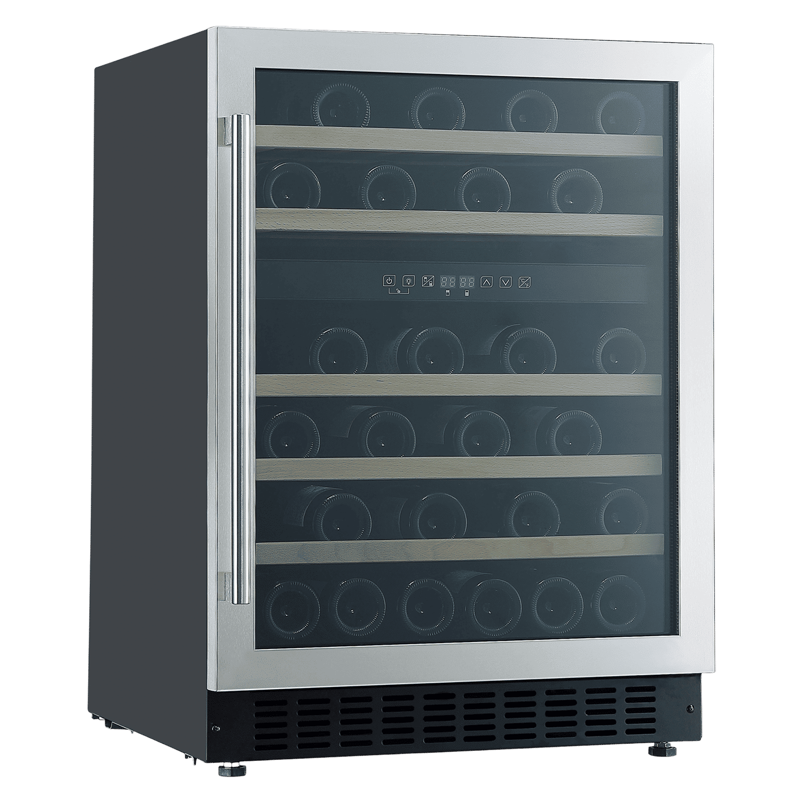 elica 145 Litres 46 Bottles Wine Cooler (LED Display, EWC145S6082, Black)_1