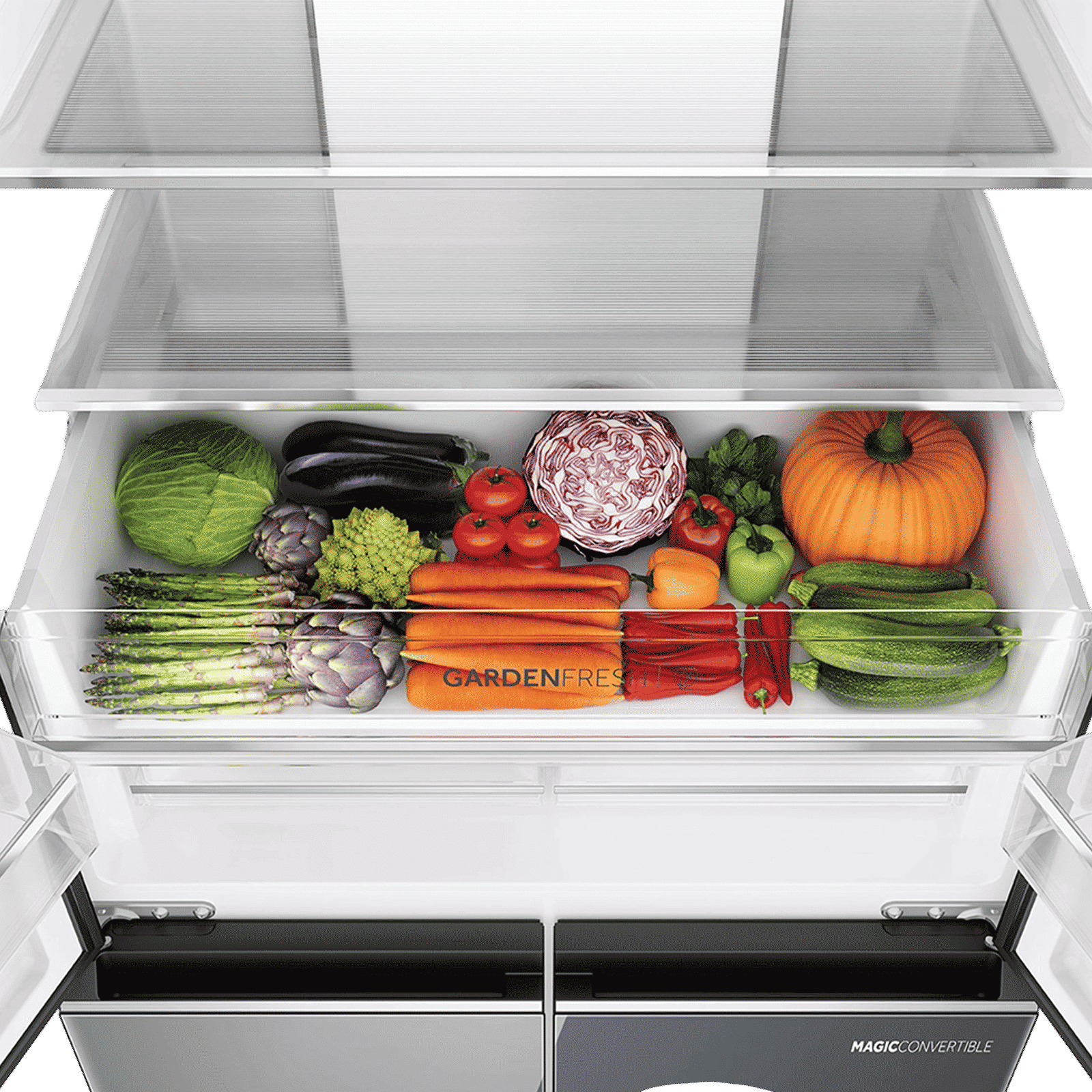 Haier Lumiere 520 Liters 3 Star Frost Free French Door Smart Wifi Enabled Convertible Refrigerator with Colorful Digital Display (HRB-600MGU1, Mirror Glass) Haier Lumiere 520 Liters 3 Star Frost Free French Door Smart Wifi Enabled Convertible Refrigerator with Colorful Digital Display (HRB-600MGU1, Mirror Glass)_7