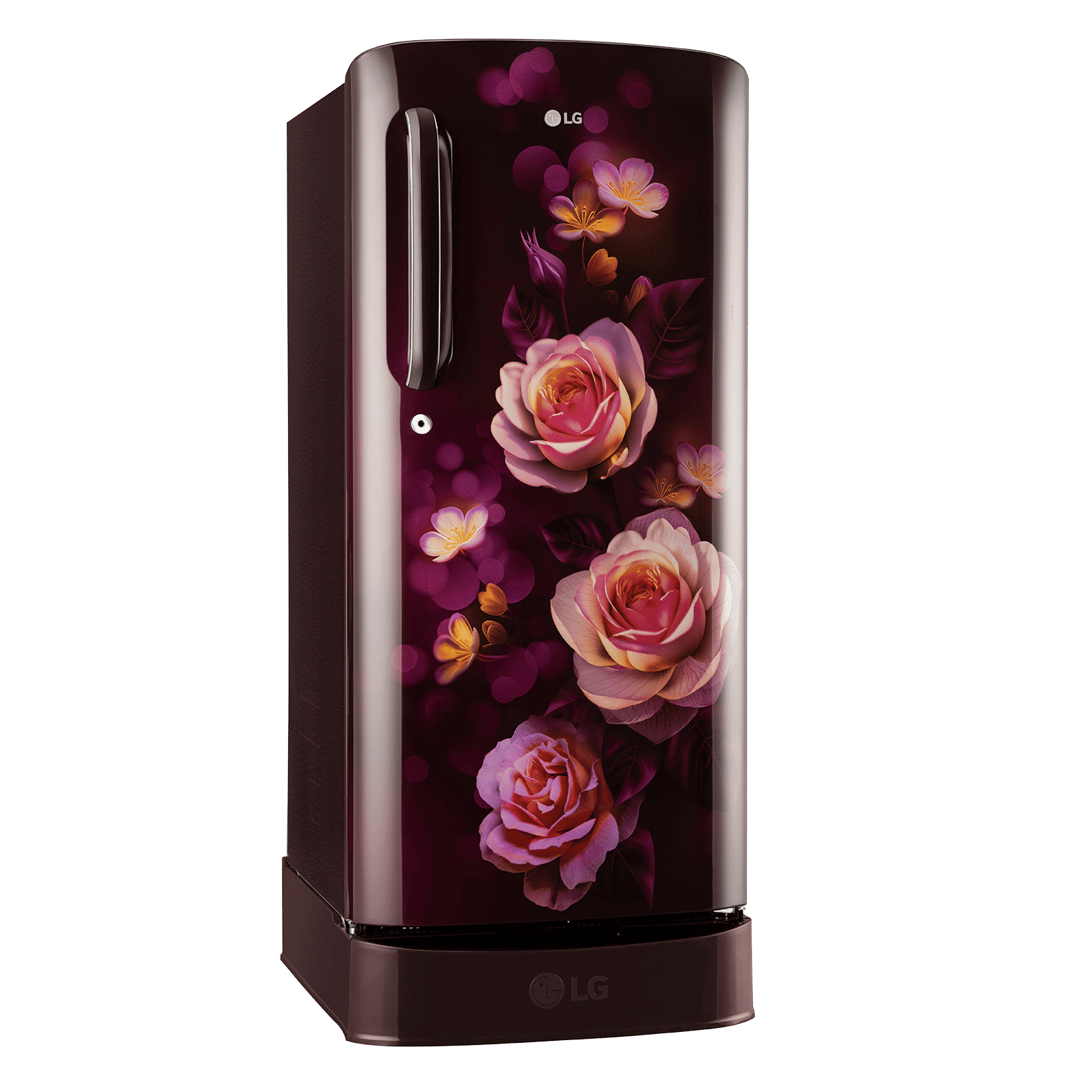 LG 201 Series 185 Litres 5 Star Direct Cool Single Door Refrigerator with Auto Smart Connect (GL-D201ASBU, Scarlet Bloom)_9