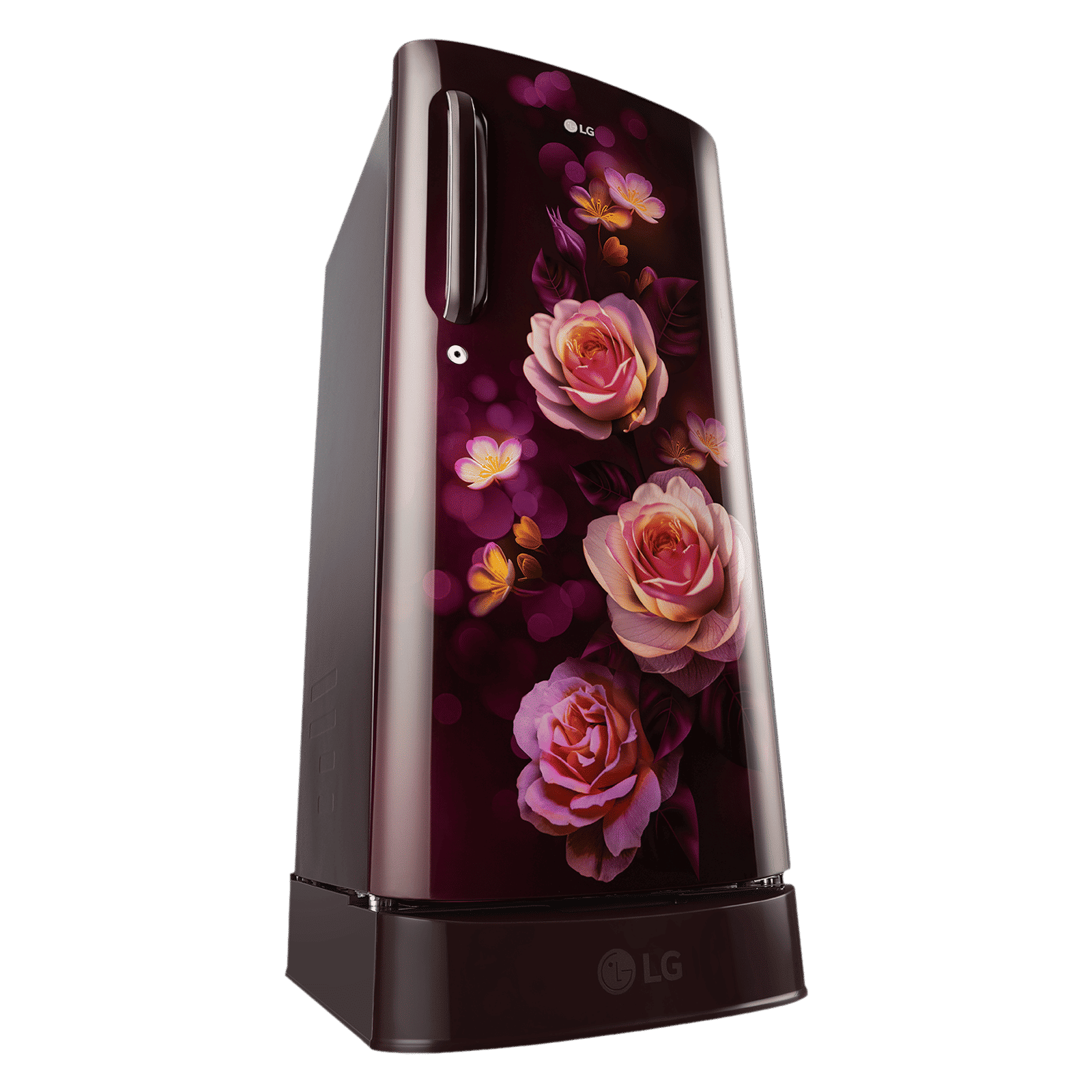 LG 201 Series 185 Litres 5 Star Direct Cool Single Door Refrigerator with Auto Smart Connect (GL-D201ASBU, Scarlet Bloom)_10