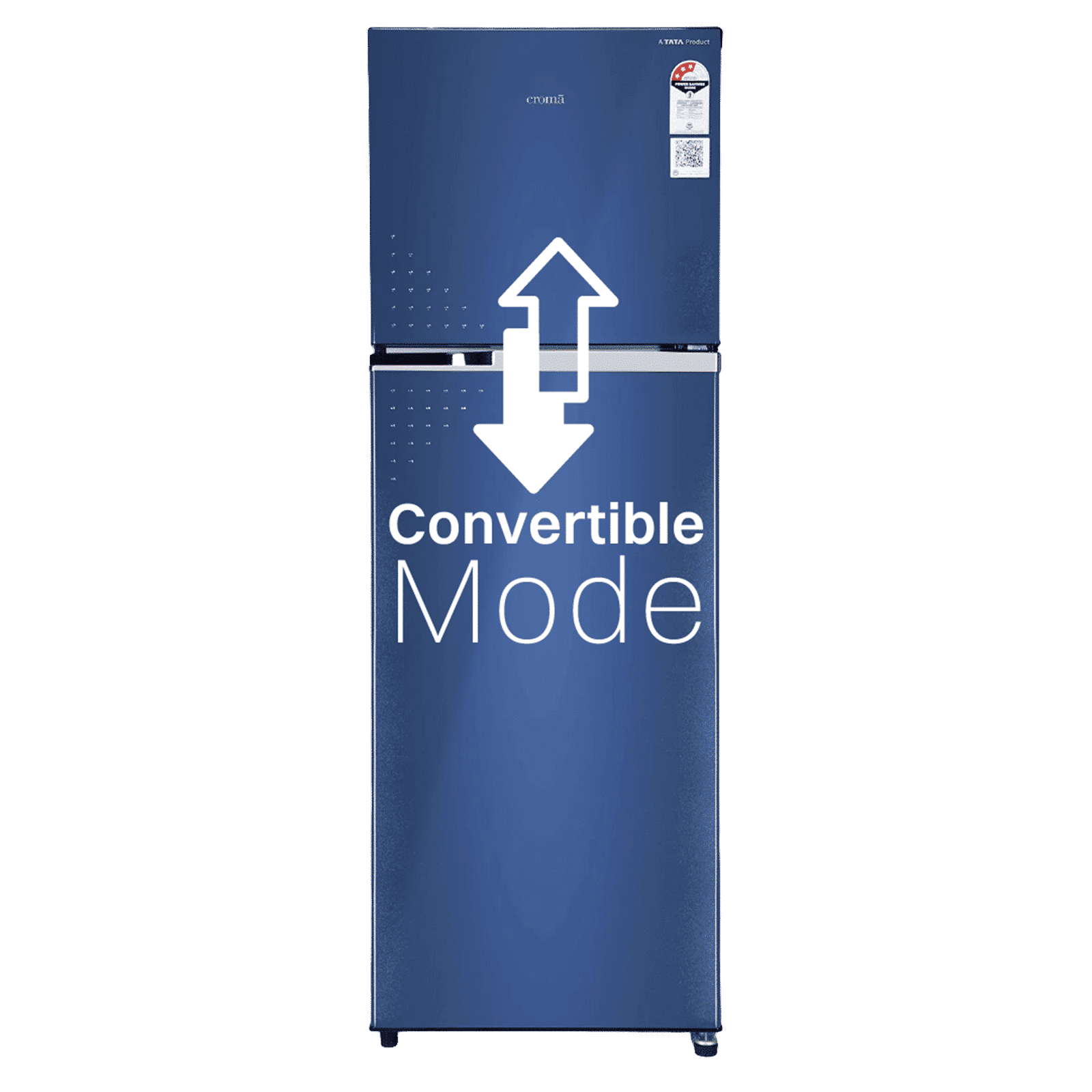 Croma 290 Litres 3 Star Frost Free Double Door Refrigerator with Inverter Technology (CRLR290FID276256, Ocean Blue) Croma 290 Litres 3 Star Frost Free Double Door Refrigerator with Inverter Technology (CRLR290FID276256, Ocean Blue)_1