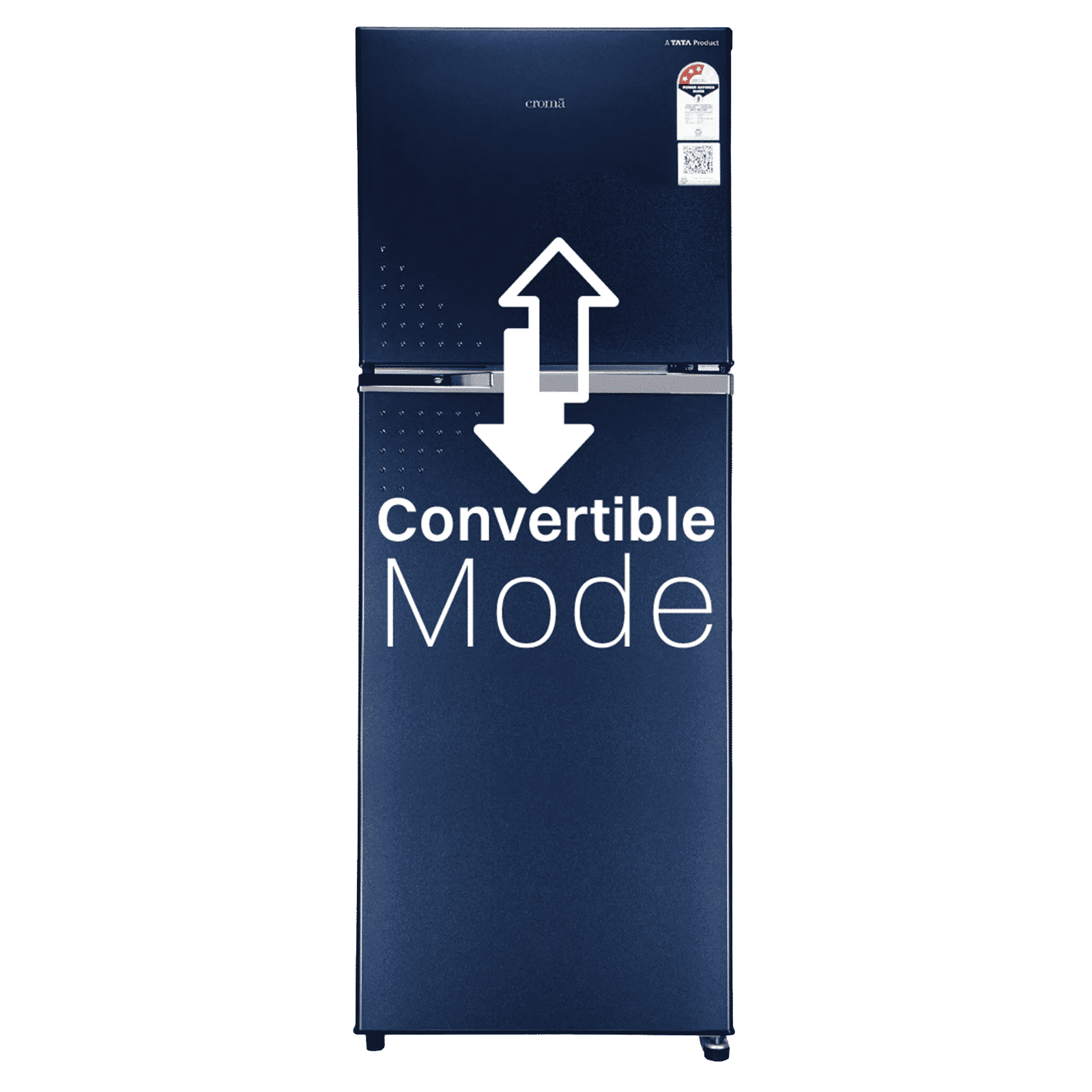 Croma 320 Litres 3 Star Frost Free Double Door Refrigerator with Inverter Technology (CRLR303FID276257, Ocean Blue) Croma 320 Litres 3 Star Frost Free Double Door Refrigerator with Inverter Technology (CRLR303FID276257, Ocean Blue)_1