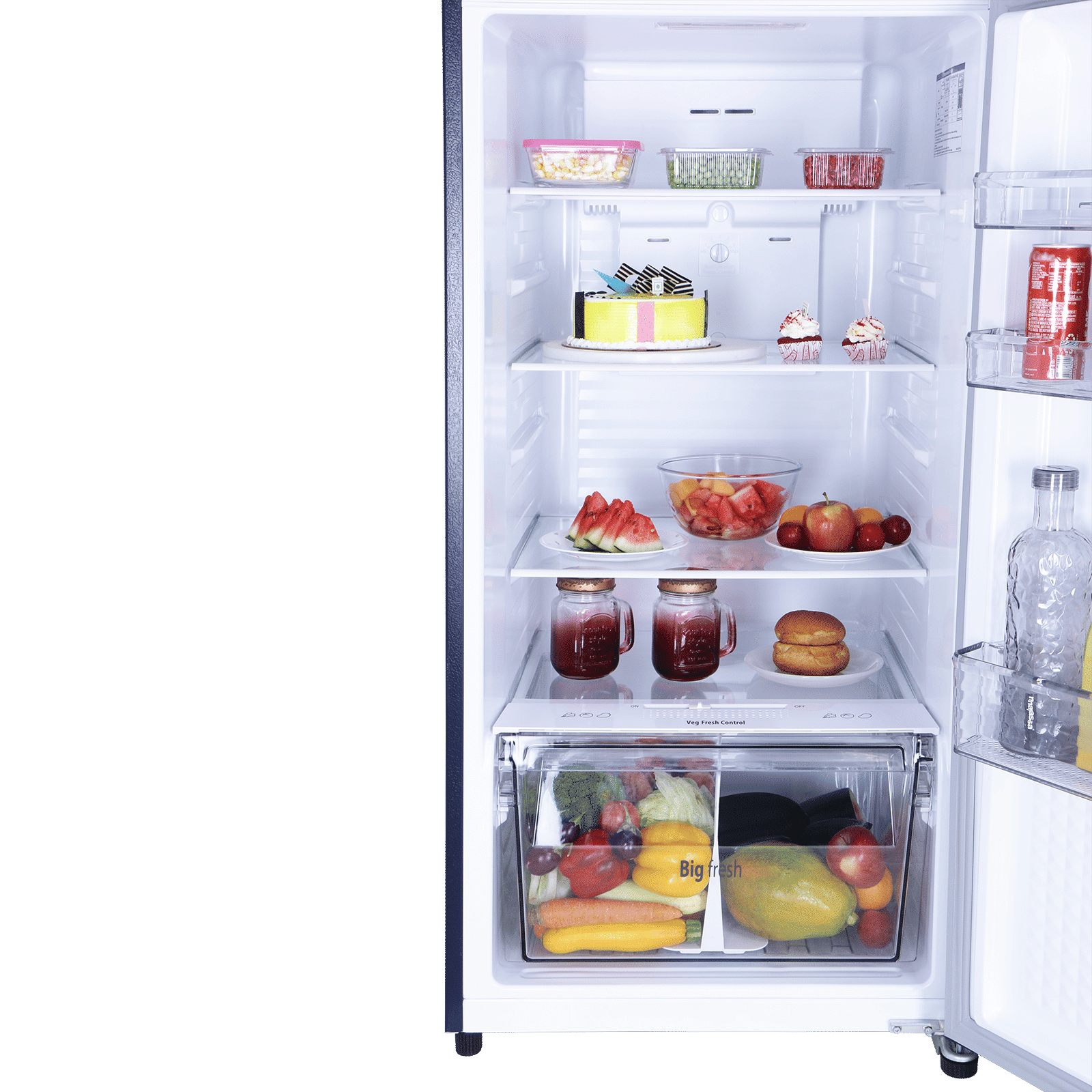 Croma 320 Litres 3 Star Frost Free Double Door Refrigerator with Inverter Technology (CRLR303FID276257, Ocean Blue)_15