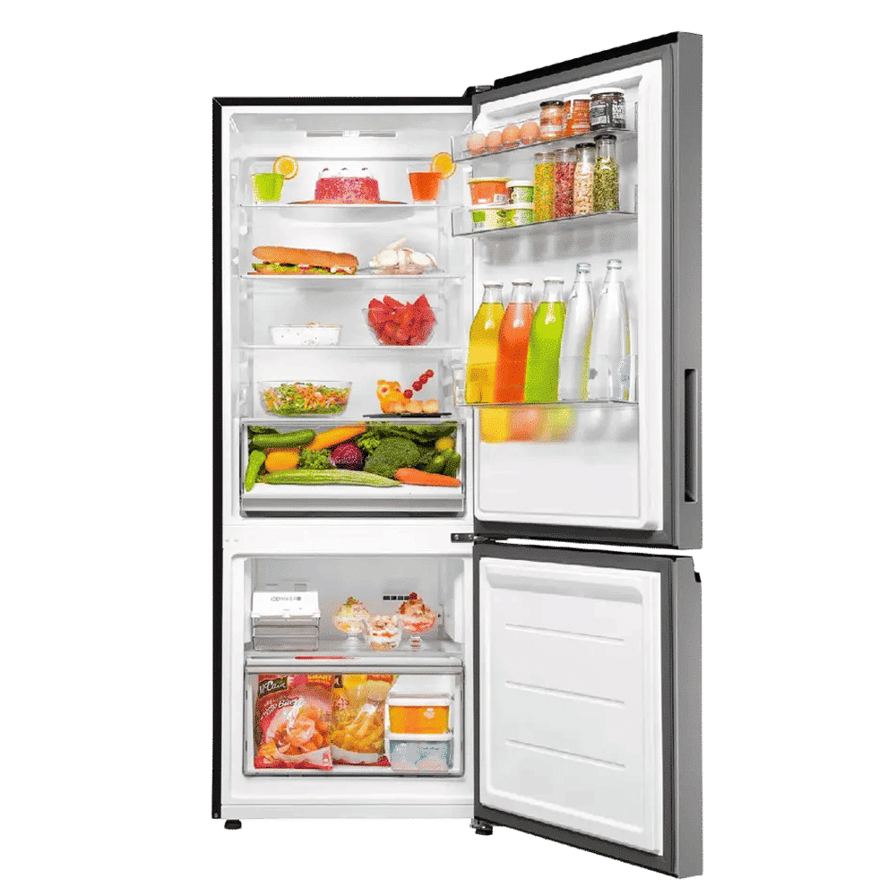 Haier 300 Litres 2 Star Frost Free Double Door Bottom Mount Refrigerator with Antibacterial Gasket (HRB-3502BS-P, Brushline Silver) Haier 300 Litres 2 Star Frost Free Double Door Bottom Mount Refrigerator with Antibacterial Gasket (HRB-3502BS-P, Brushline Silver)_5