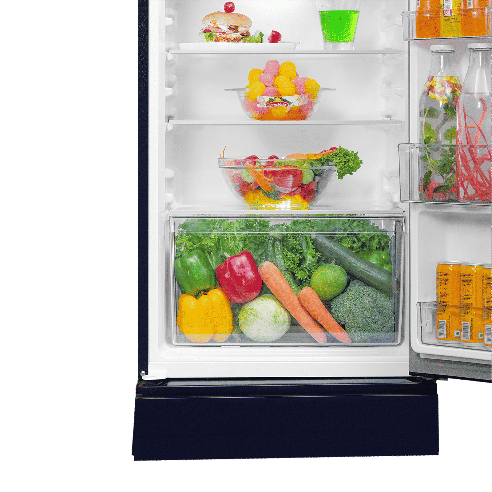 Haier 190 Litres 3 Star Direct Cool Single Door Refrigerator with One Hour Icing Technology (HRD-2103PWG-P, Wave Glass)_8