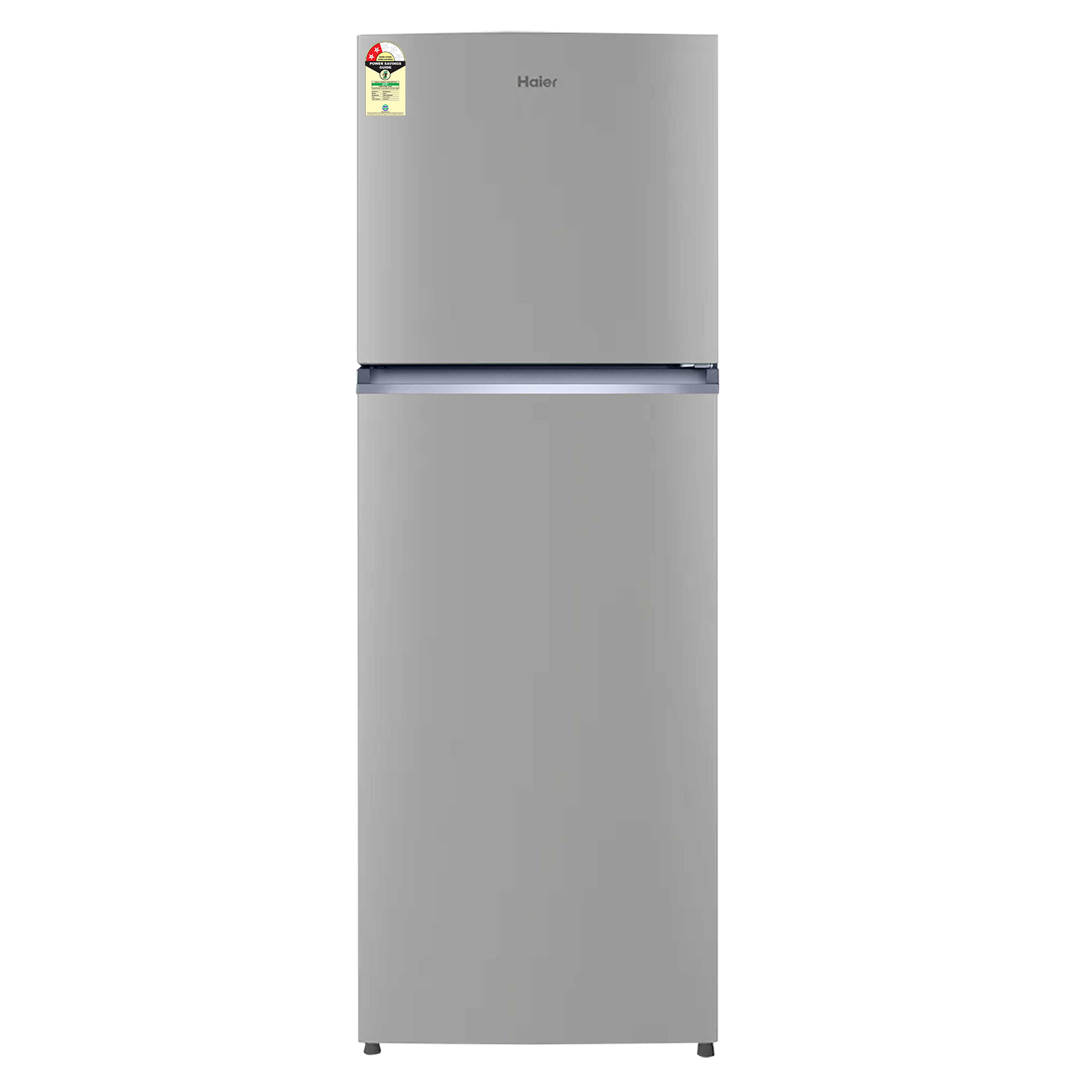 Haier 240 Litres 2 Star Frost Free Double Door Refrigerator with Stabilizer Free Operation (HRF-2902IEBS-P, Brushline Silver)_1