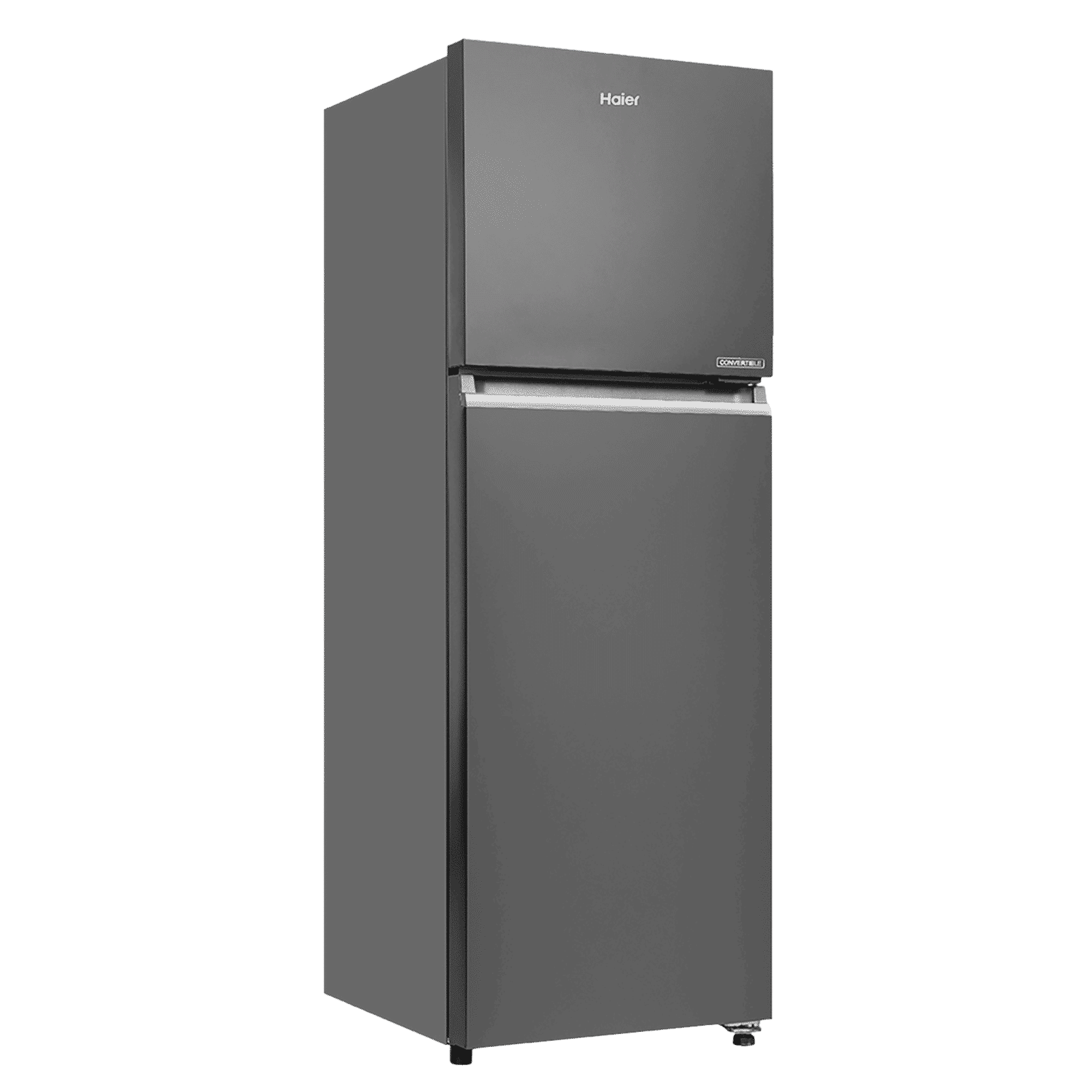 Haier 240 Litres 2 Star Frost Free Double Door Convertible Refrigerator with Turbo Icing Technology (HRF-2902IBGB-P, GE Black)_10