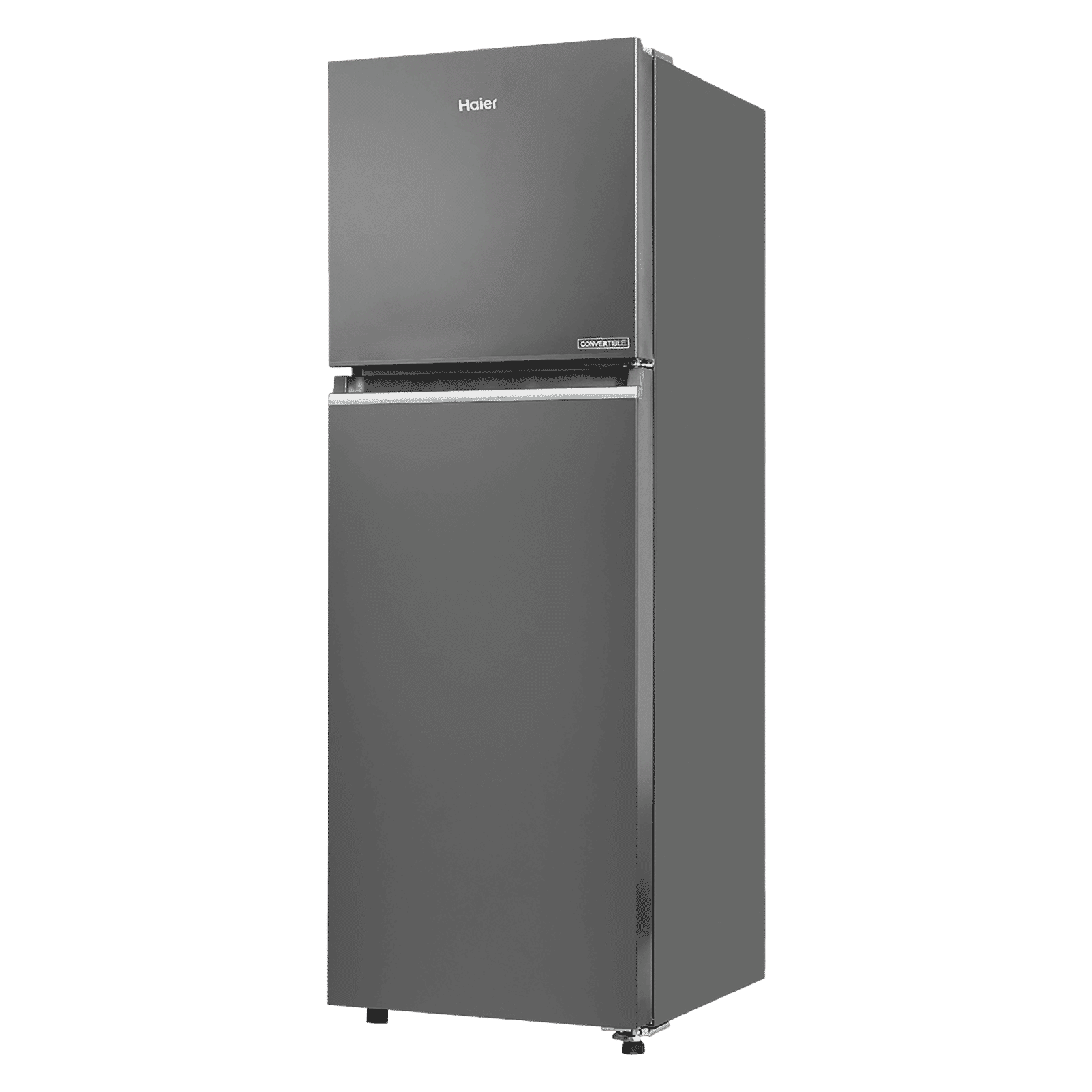 Haier 240 Litres 2 Star Frost Free Double Door Convertible Refrigerator with Turbo Icing Technology (HRF-2902IBGB-P, GE Black)_4