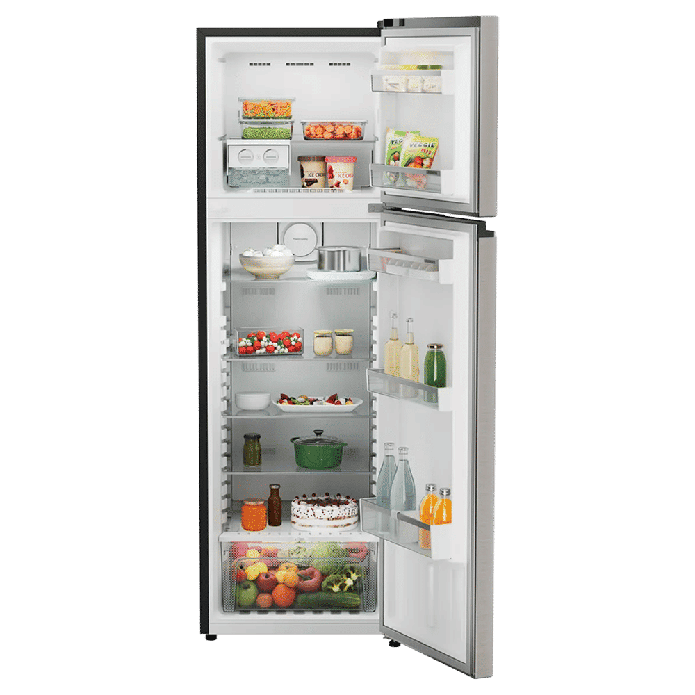 LIEBHERR Cluster 1 316 Litres 2 Star Frost Free Double Door Refrigerator with Duo Cooling Technology (TDHgsB 3111, Grey Steel)_10