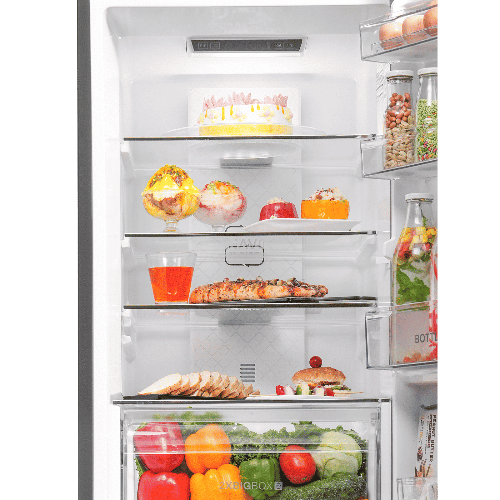 Haier 237 Litres 2 Star Frost Free Double Door Bottom Mount Convertible Refrigerator with Turbo Icing (HRB-2872IBMS-P, Moon Silver)_10