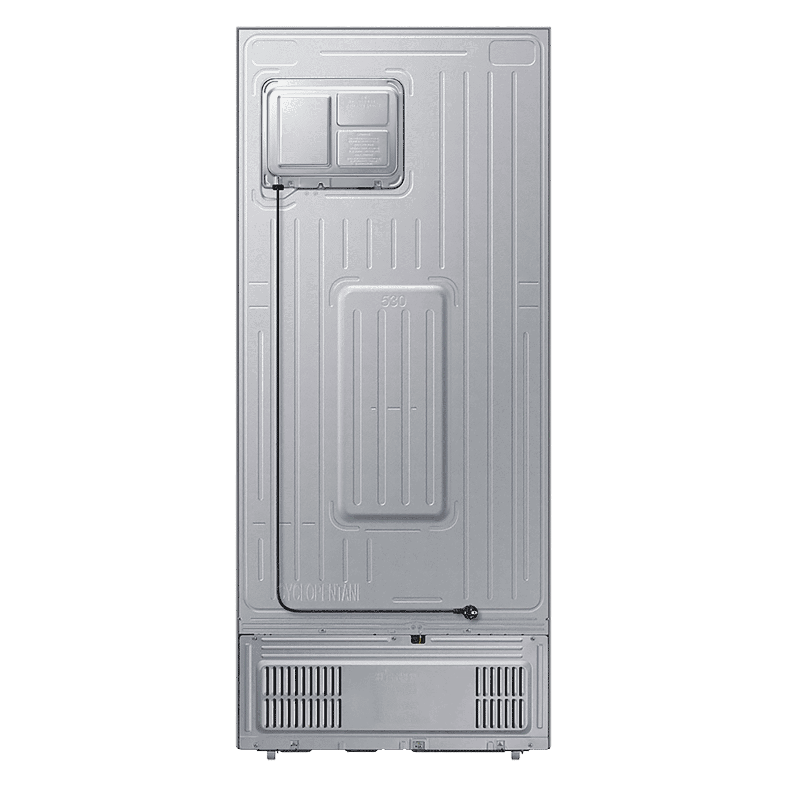 SAMSUNG Bespoke 530 Litres 1 Star Frost Free Double Door Convertible Refrigerator with Power Cool Technology (RT56DG7A6ASLTL, Real Stainless)_8