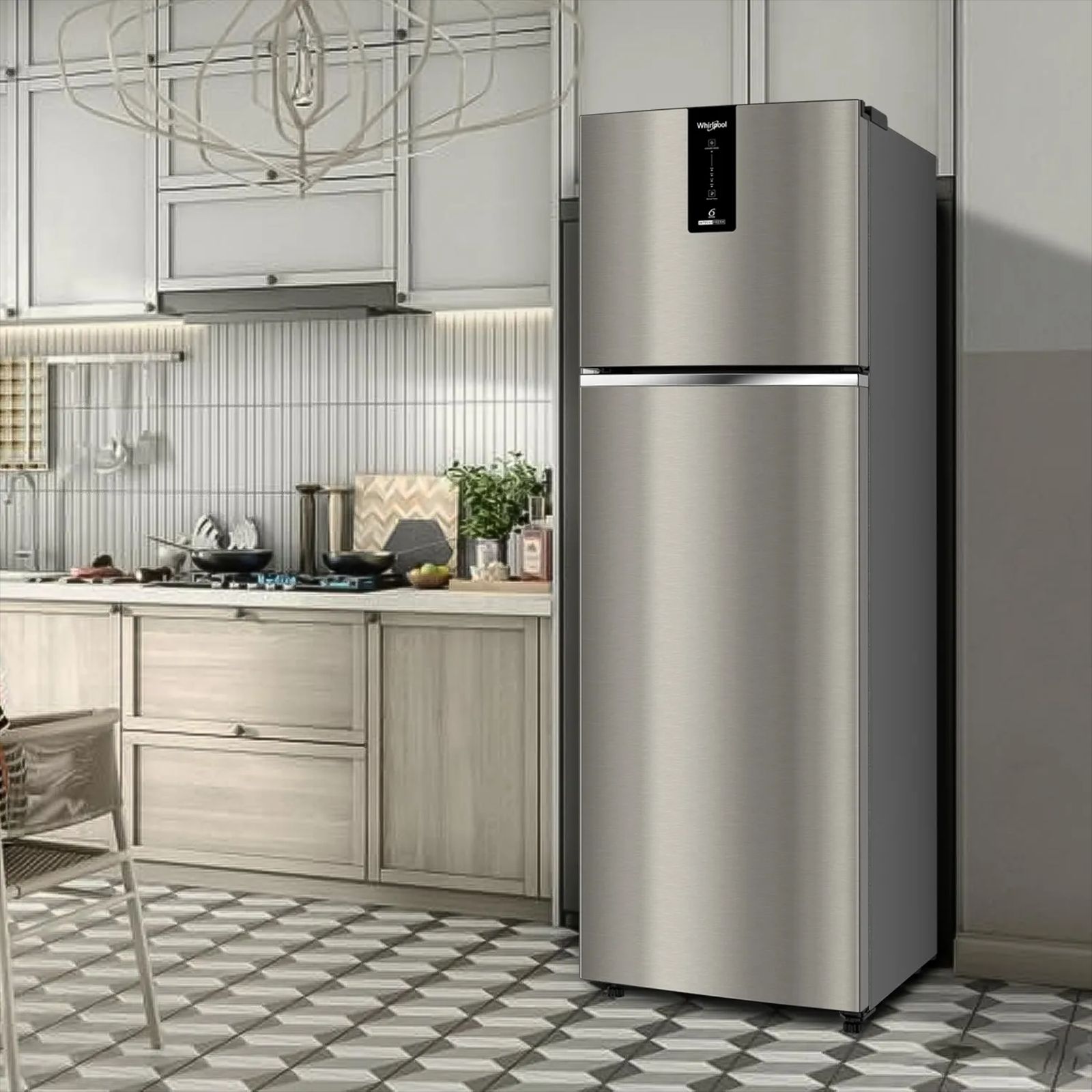 Whirlpool Intellifresh 235 Litres 3 Star Frost Free Double Door Convertible Refrigerator with 6th Sense Technology (22139, Grey)_14