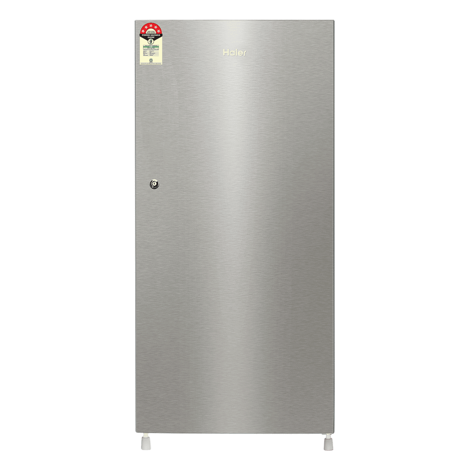 Haier 190 Litres 5 Star Direct Cool Single Door Refrigerator with One Hour Icing Technology (HRD-2105BNS-P, Nickel Steel)_1