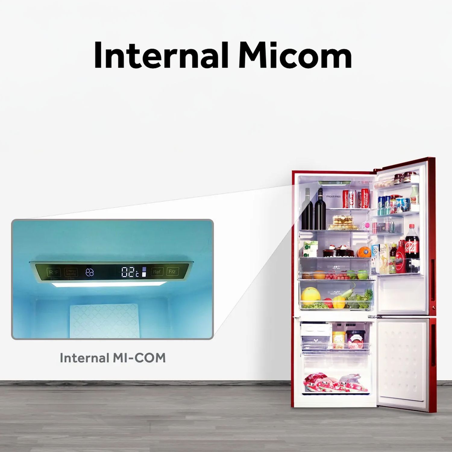 Haier 265 Litres 2 Star Frost Free Double Door Bottom Mount Convertible Refrigerator with Turbo Icing Technology (HRB-3152IBGK-P, Graphite Black)_16