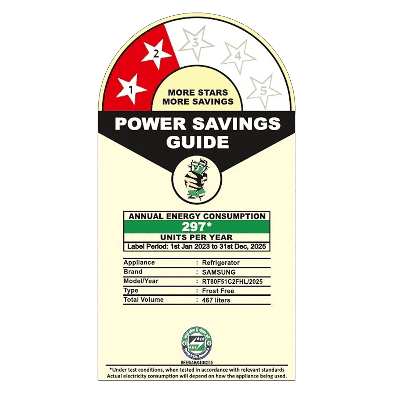 SAMSUNG Bespoke 467 Litres 2 Star Frost Free Double Door Smart Wifi Enabled Refrigerator with AI Energy Mode (RT80F51C2FHL, Black Doi) SAMSUNG Bespoke 467 Litres 2 Star Frost Free Double Door Smart Wifi Enabled Refrigerator with AI Energy Mode (RT80F51C2FHL, Black Doi)_7