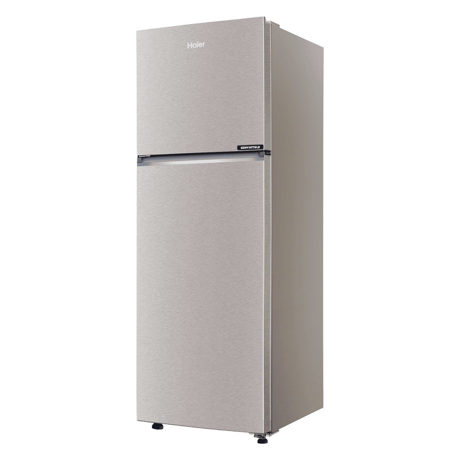 Haier 268 Litres 2 Star Frost Free Double Door Convertible Refrigerator with Turbo Icing Technology (HRF-3182IBNS-P, Nickel Steel)_4