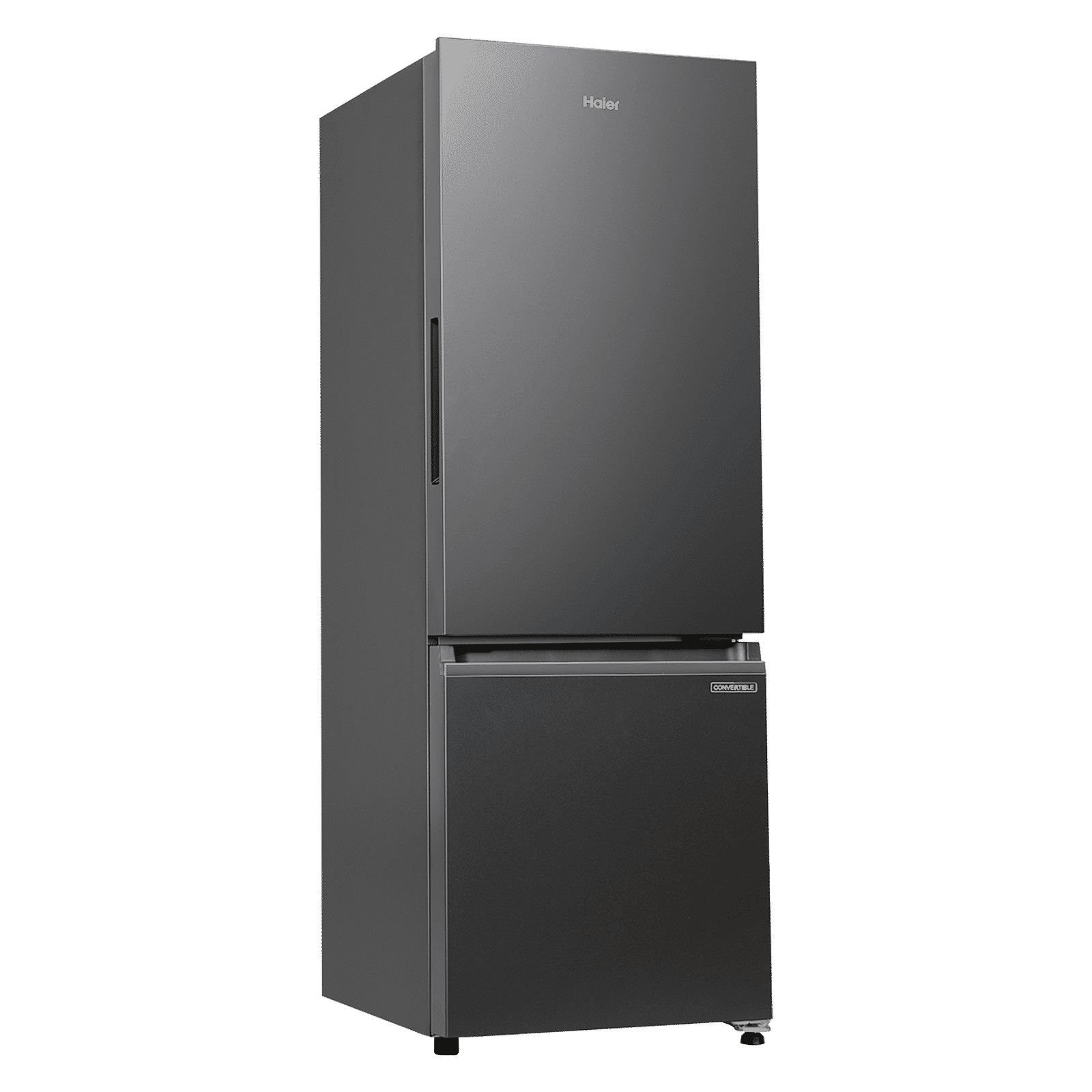 Haier 237 Litres 2 Star Frost Free Double Door Bottom Mount Convertible Refrigerator with Turbo Icing Technology (HRB-2872IBGB-P, GE Black)_9