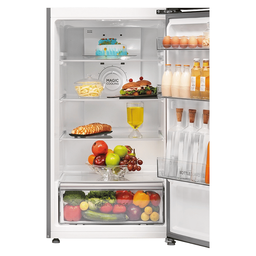 Haier 328 Litres 2 Star Frost Free Double Door Convertible Refrigerator with One Hour Icing Technology (HRF-3782BNS-P, Nickel Steel)_10